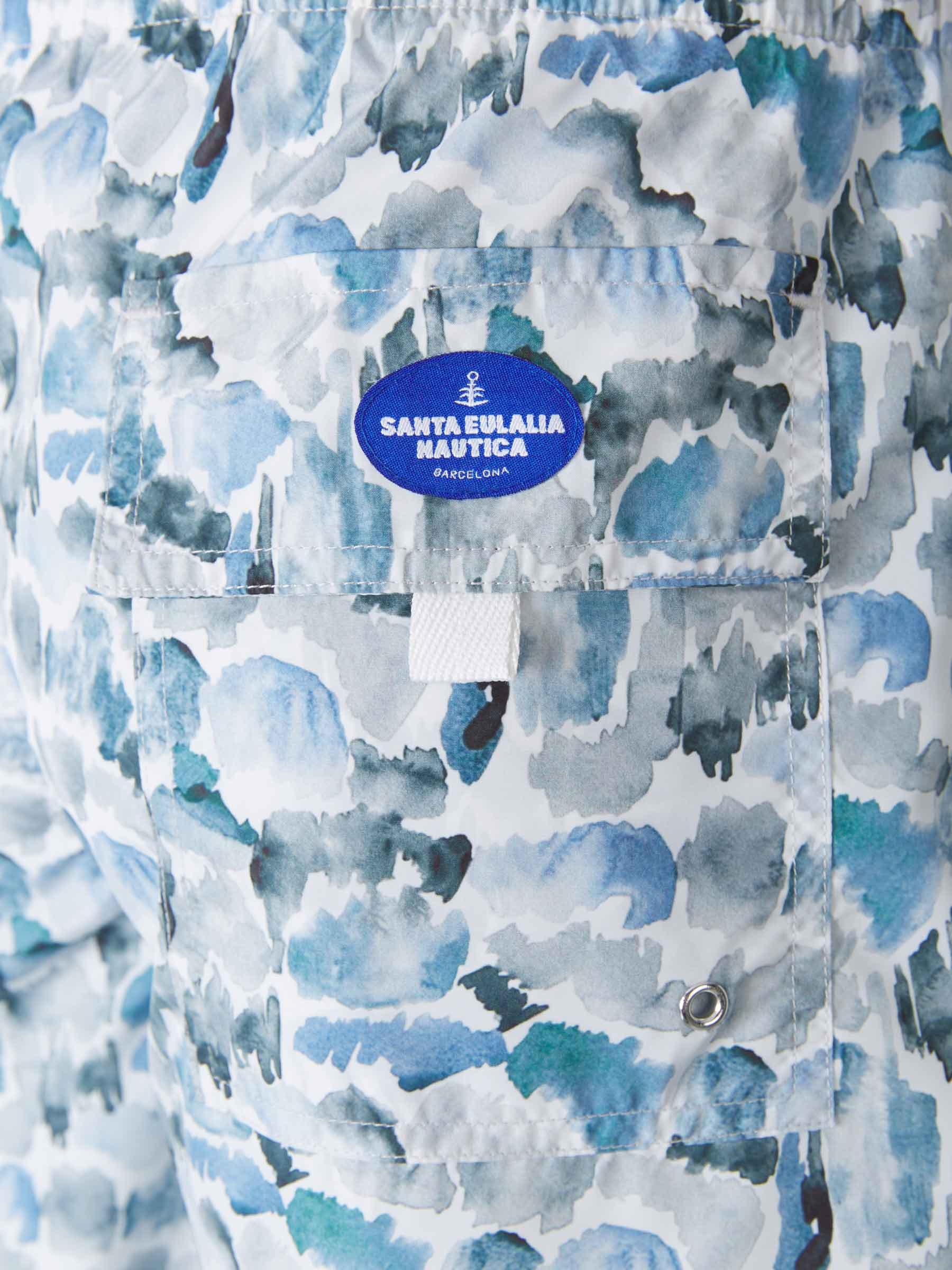 Santa Eulalia Bañador Motivo Pinceladas color Rojo Cereza sku 561-001090 02 - Foto 9