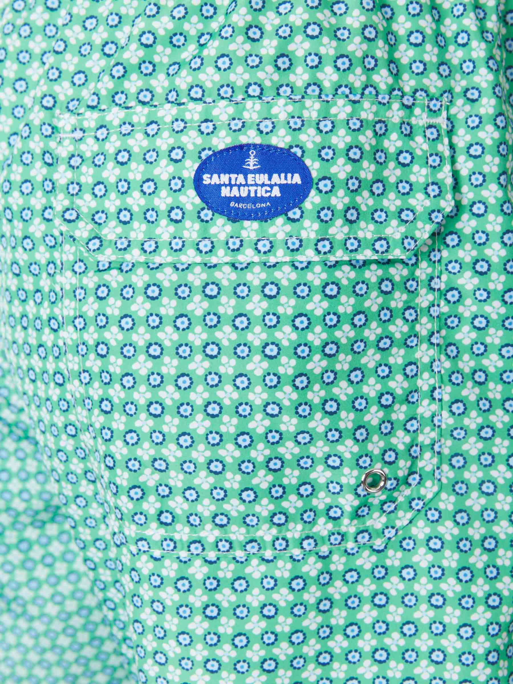 Santa Eulalia Bañador Motivo Geométrico color Verde Menta sku 561-001094 02 - Foto 4