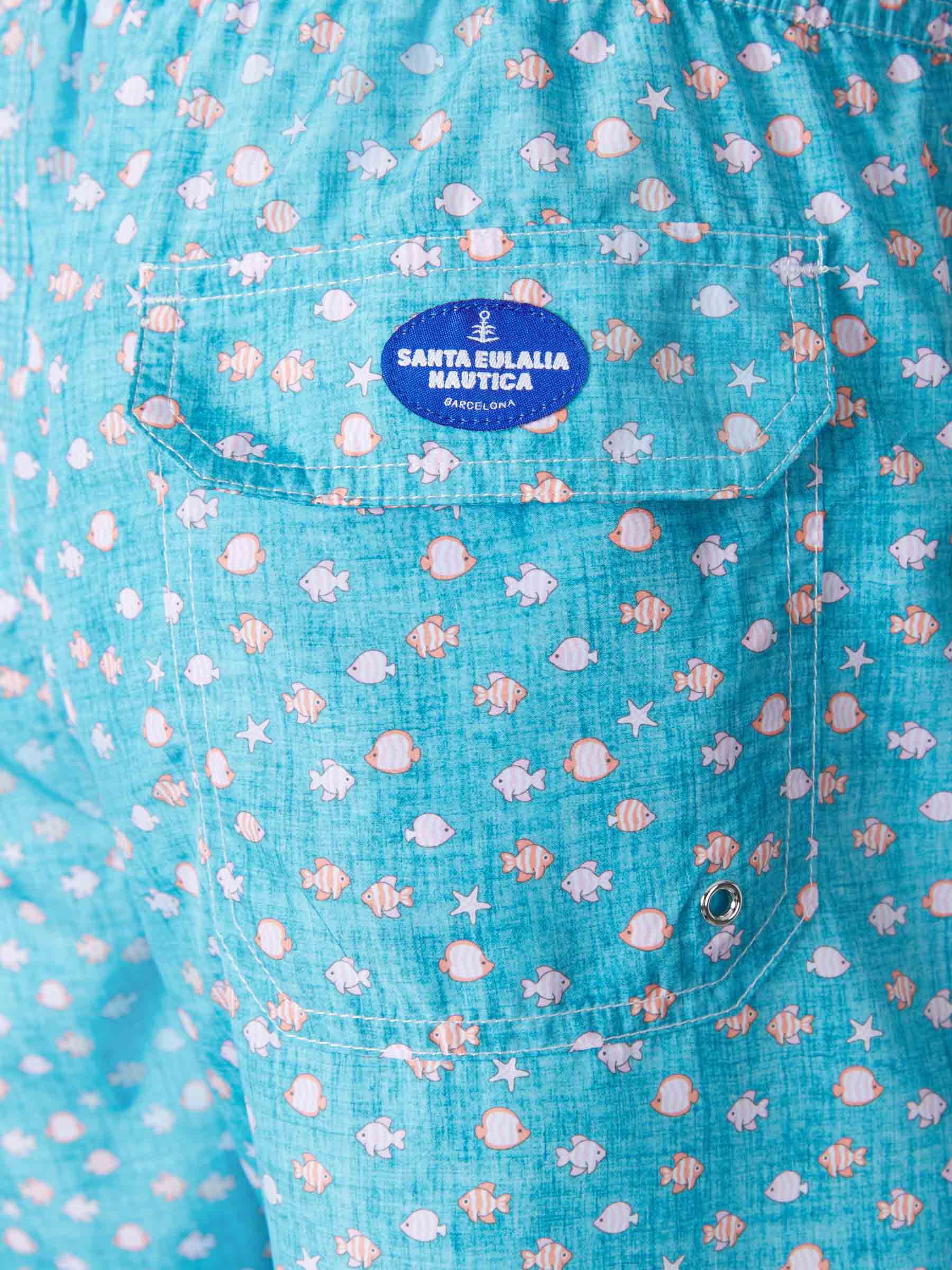 Santa Eulalia Bañador Motivo Peces color Turquesa sku 561-001096 01 - Foto 1
