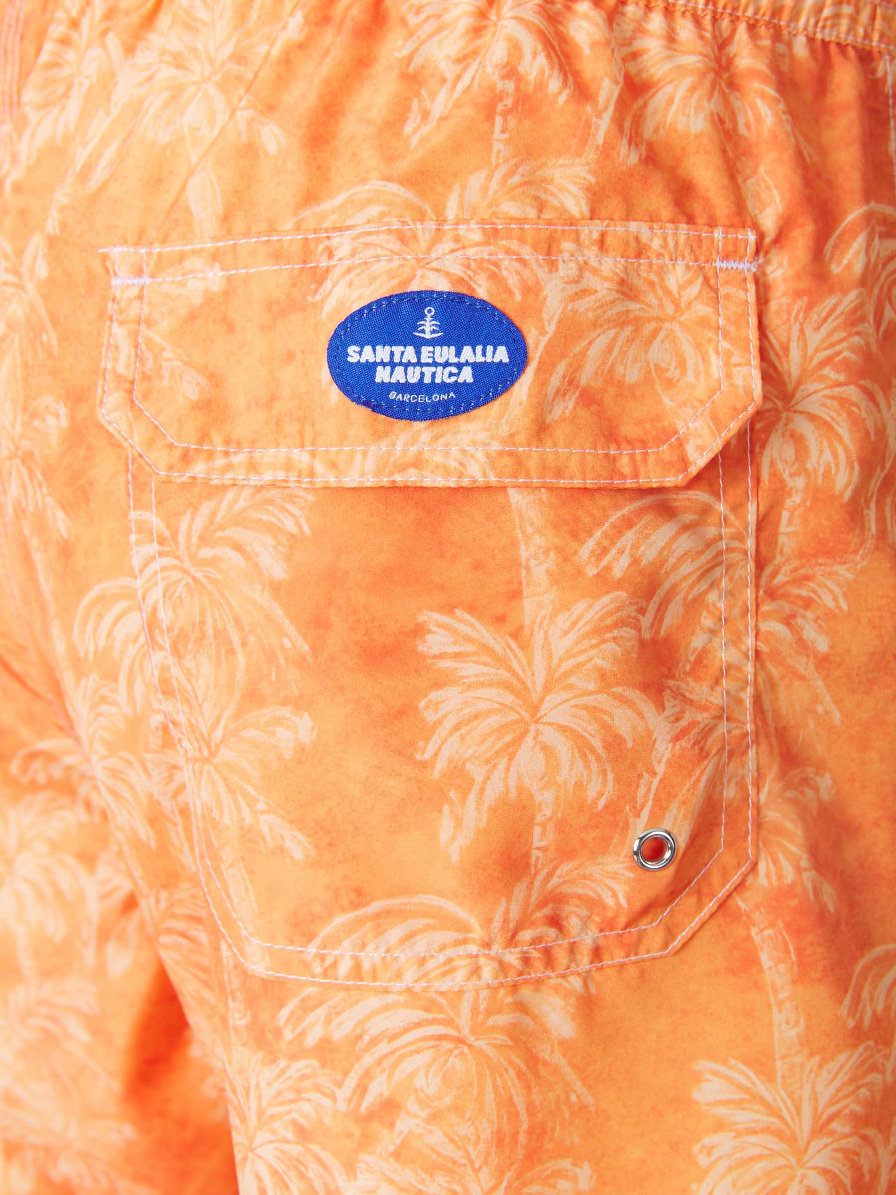 Santa Eulalia Bañador Motivo Palmeras color Naranja Claro sku 561-001100 02 - Foto 3