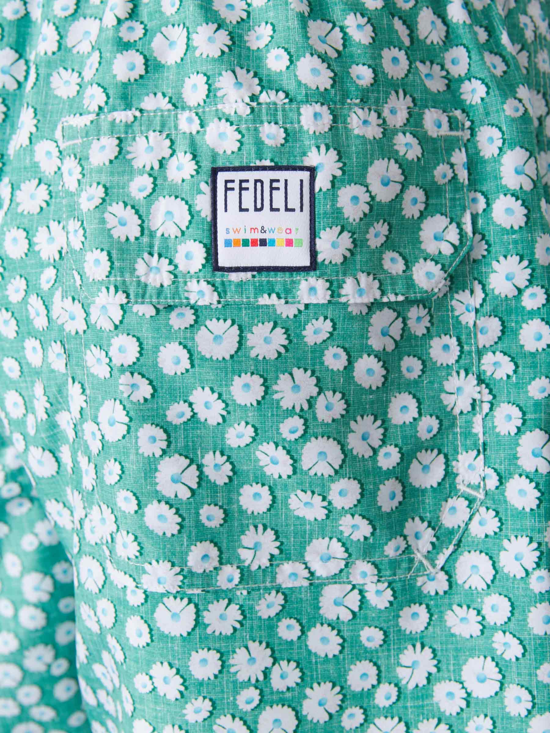 Fedeli Bañador Motivo Floral color Verde Claro sku 561-001108 02 - Foto 5