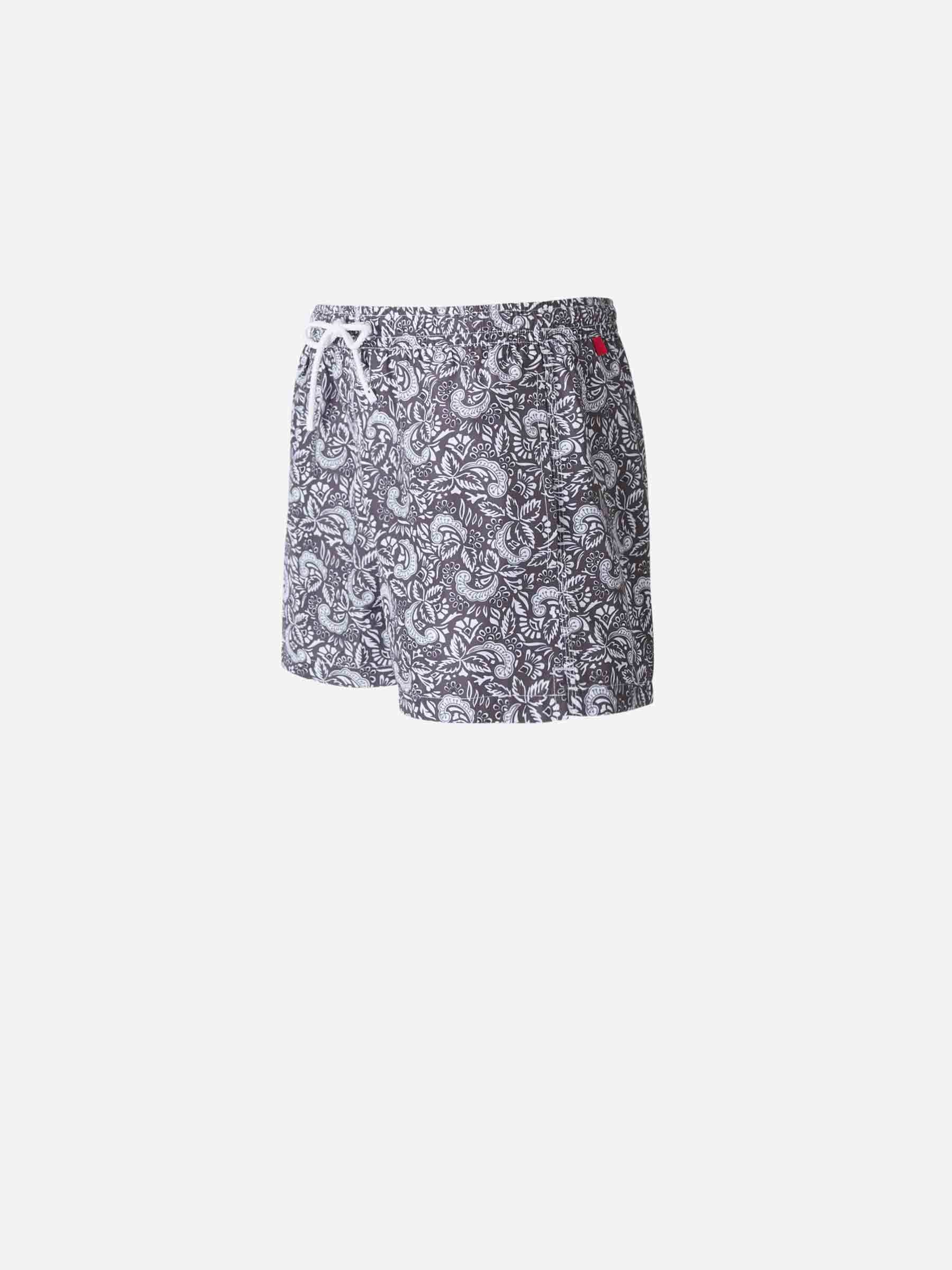 Kiton Bañador Estampado Paisley color Negro sku 561-001121 01 - Foto 2