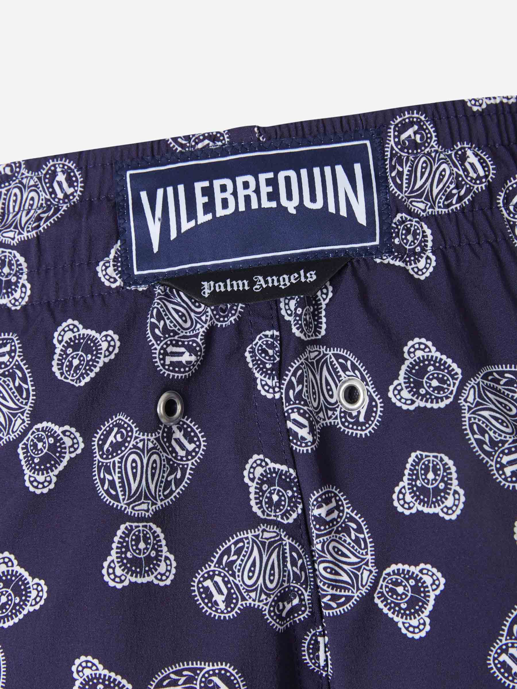 Palm Angels X Vilebrequin Bañador Motivo Gráfico color Azul Noche sku 561-001133 01 - Foto 4