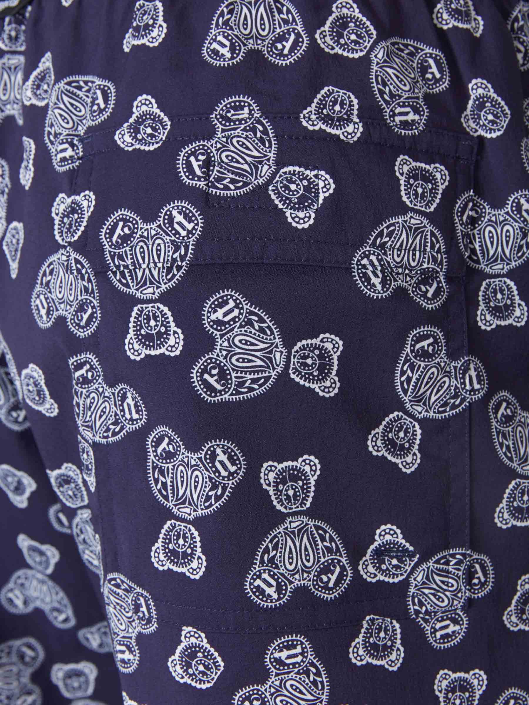 Palm Angels X Vilebrequin Bañador Motivo Gráfico color Azul Noche sku 561-001133 01 - Foto 5