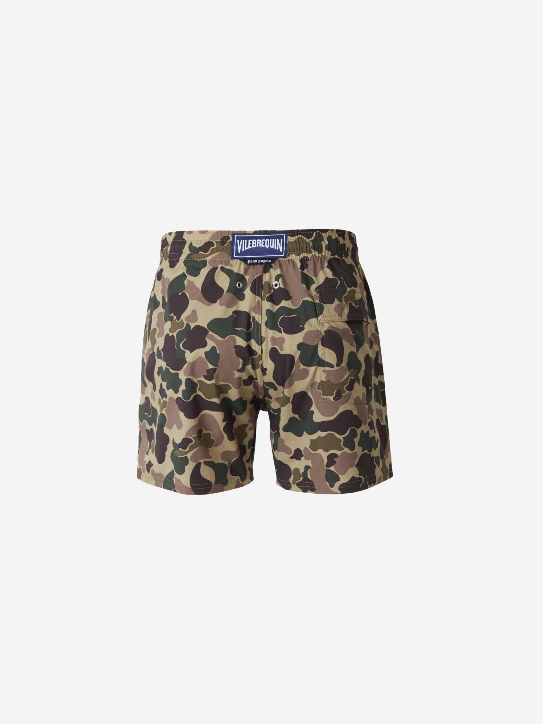 Palm Angels X Vilebrequin Bañador Motivo Camuflaje color Verde Militar sku 561-001134 01 - Foto 2