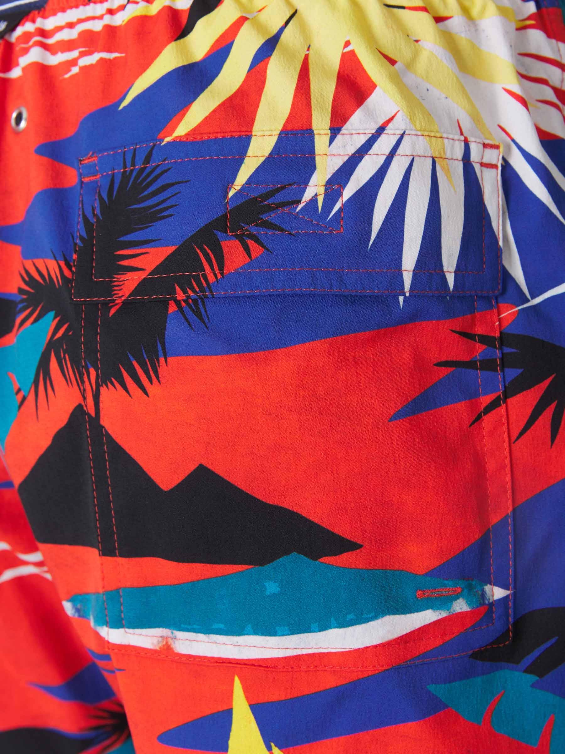 Palm Angels X Vilebrequin Bañador Motivo Sunset color Multicolor sku 561-001136 01 - Foto 5