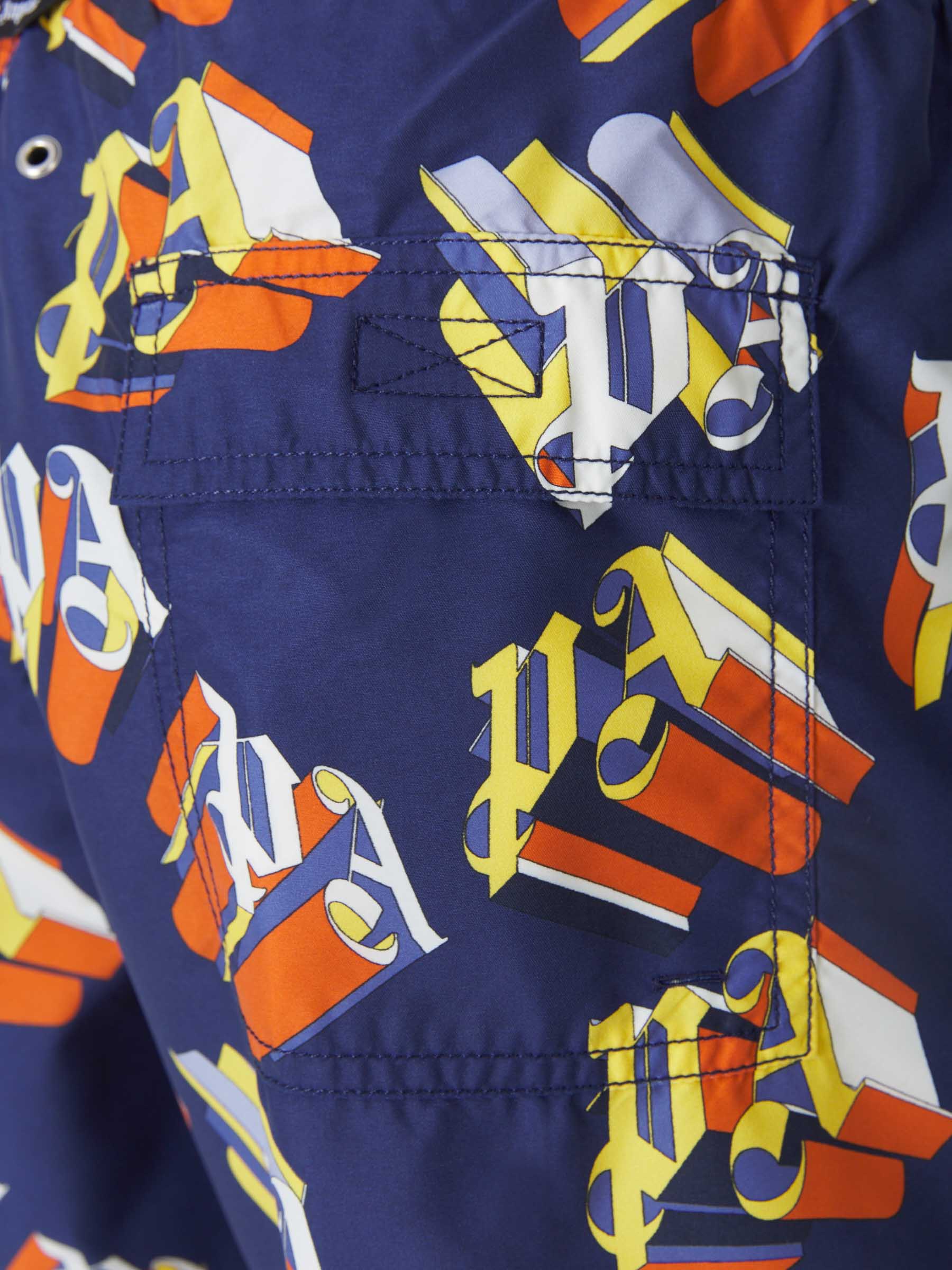 Palm Angels X Vilebrequin Bañador Monograma 3D color Marrón sku 561-001137 02 - Foto 5