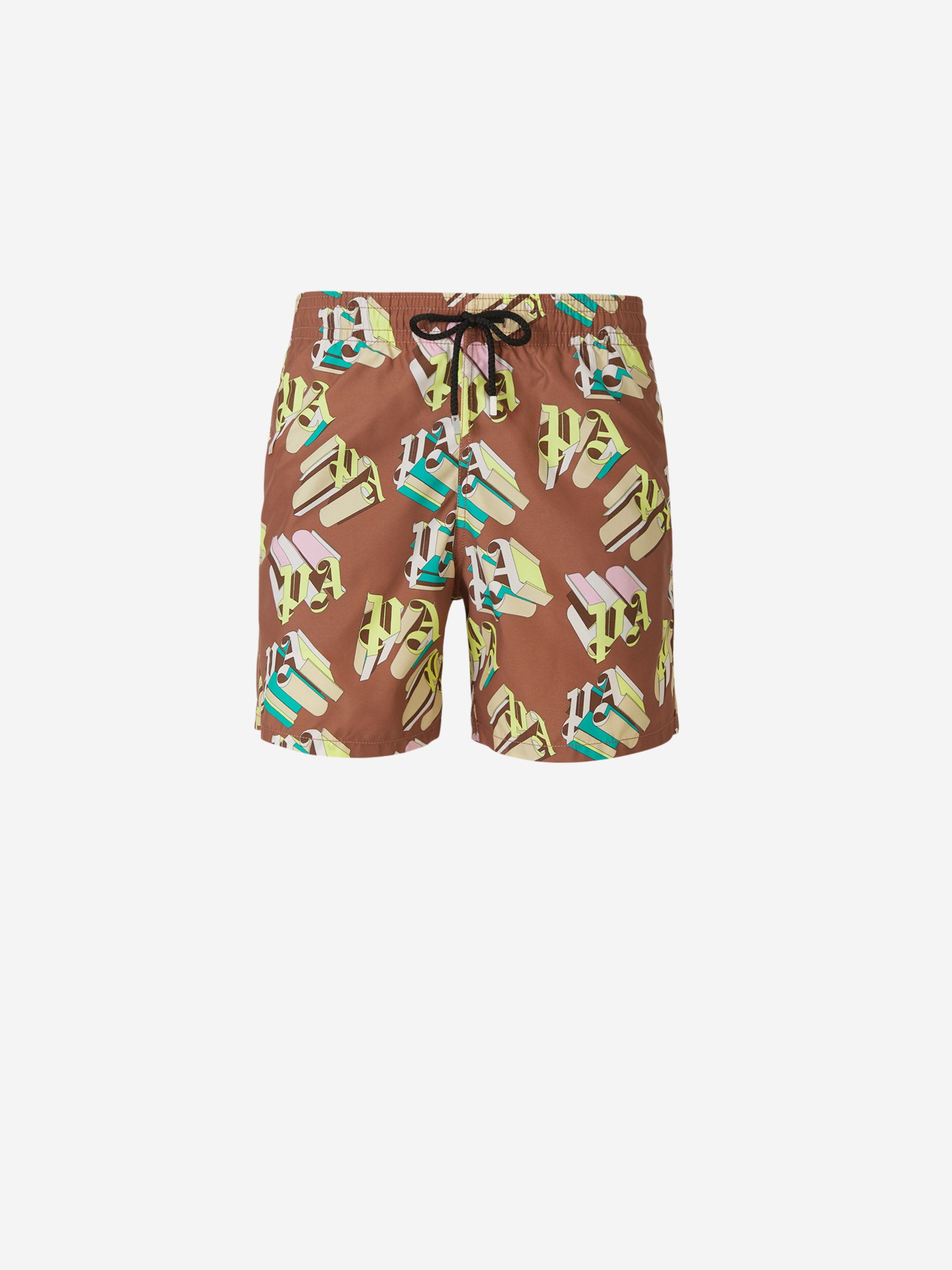 Palm Angels X Vilebrequin Bañador Monograma 3D color Marrón sku 561-001137 02 - Foto 6