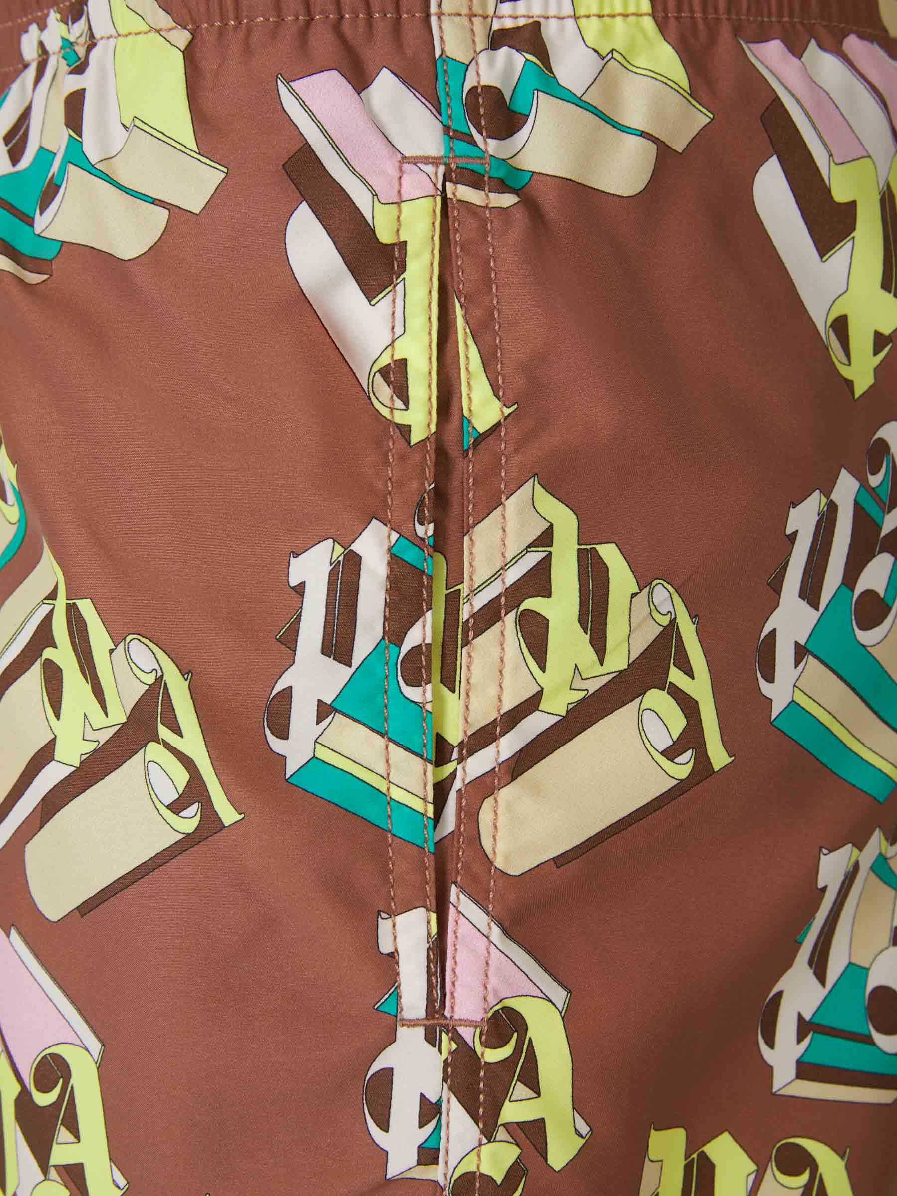 Palm Angels X Vilebrequin Bañador Monograma 3D color Marrón sku 561-001137 02 - Foto 8