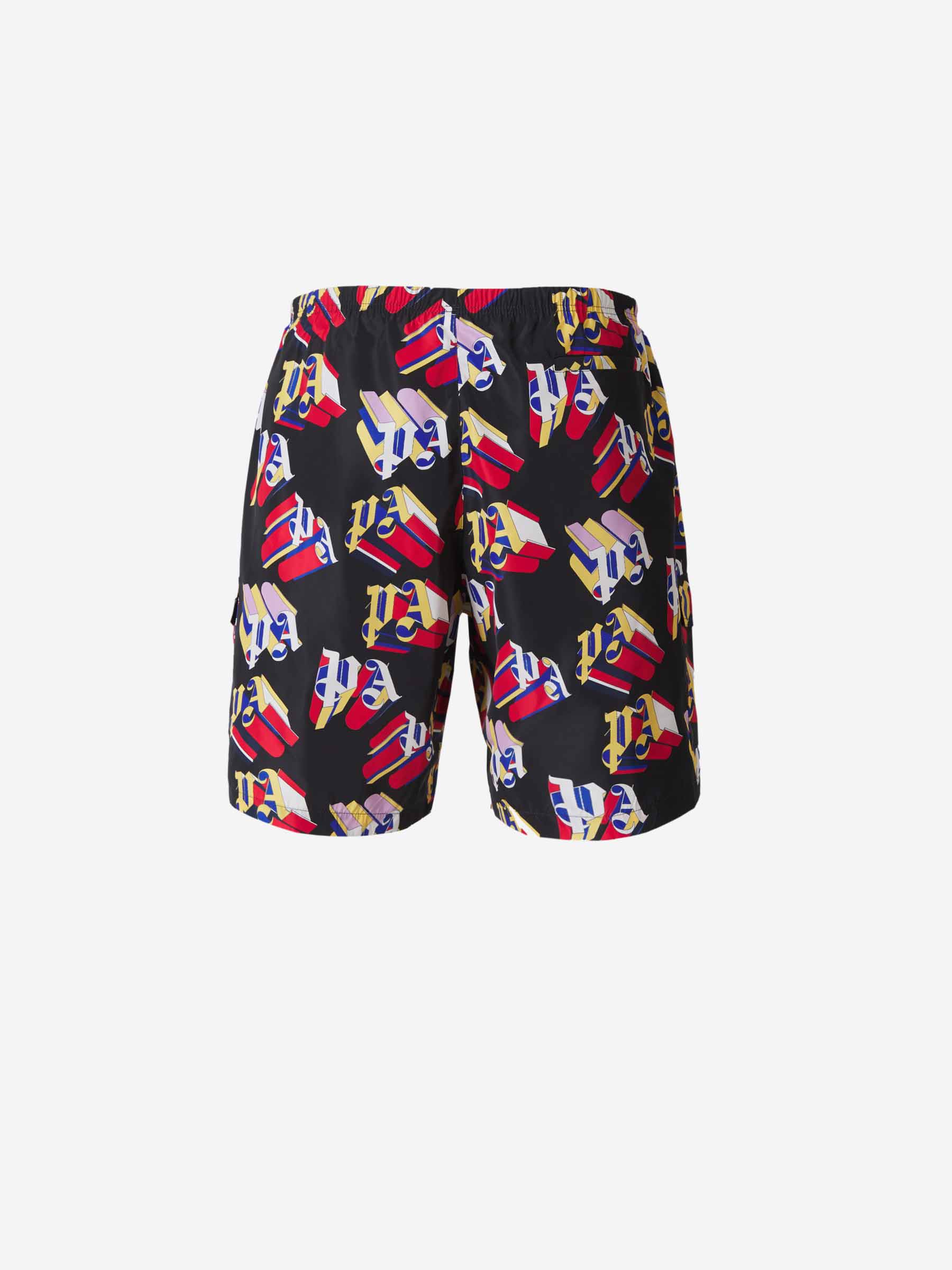 Palm Angels Bañador 3D Logo color Negro sku 561-001149 02 - Foto 3