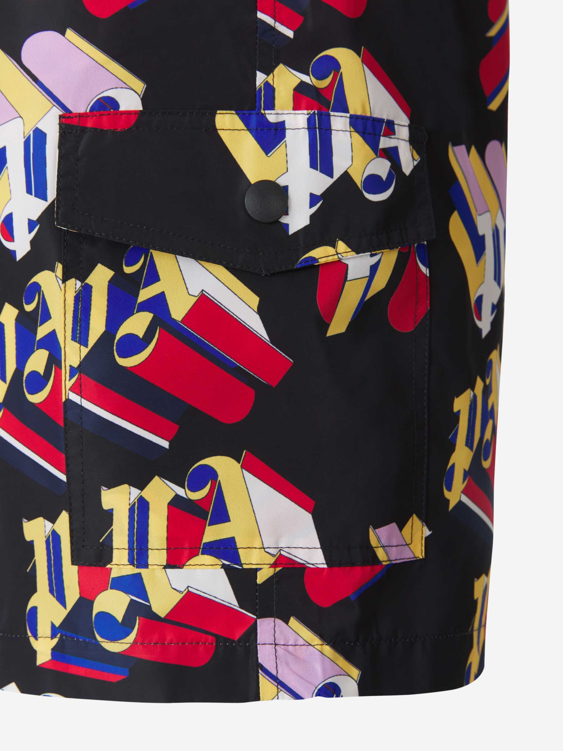 Palm Angels Bañador 3D Logo color Negro sku 561-001149 02 - Foto 5