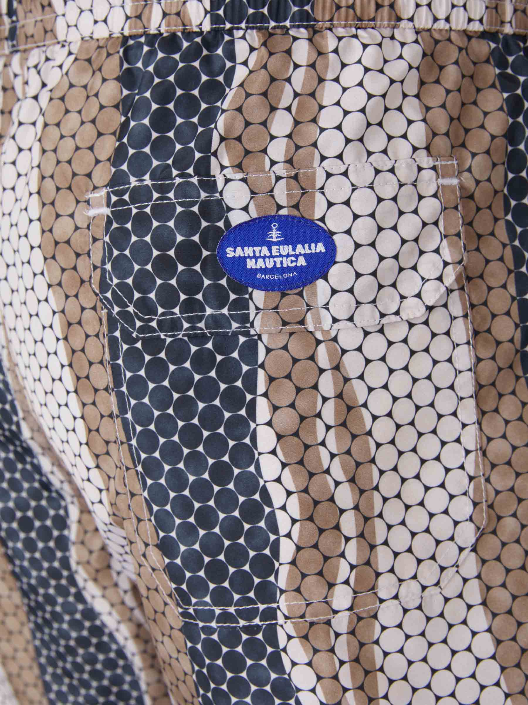 Santa Eulalia Bañador Naútico Motivo Geométrico color Azul Noche sku 561-001195 01 - Foto 5