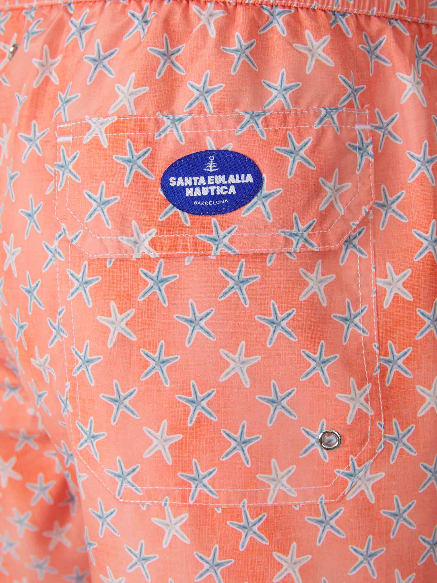 Santa Eulalia Bañador Naútico Motivo Estrellas color Naranja Claro sku 561-001202 02 - Foto 5