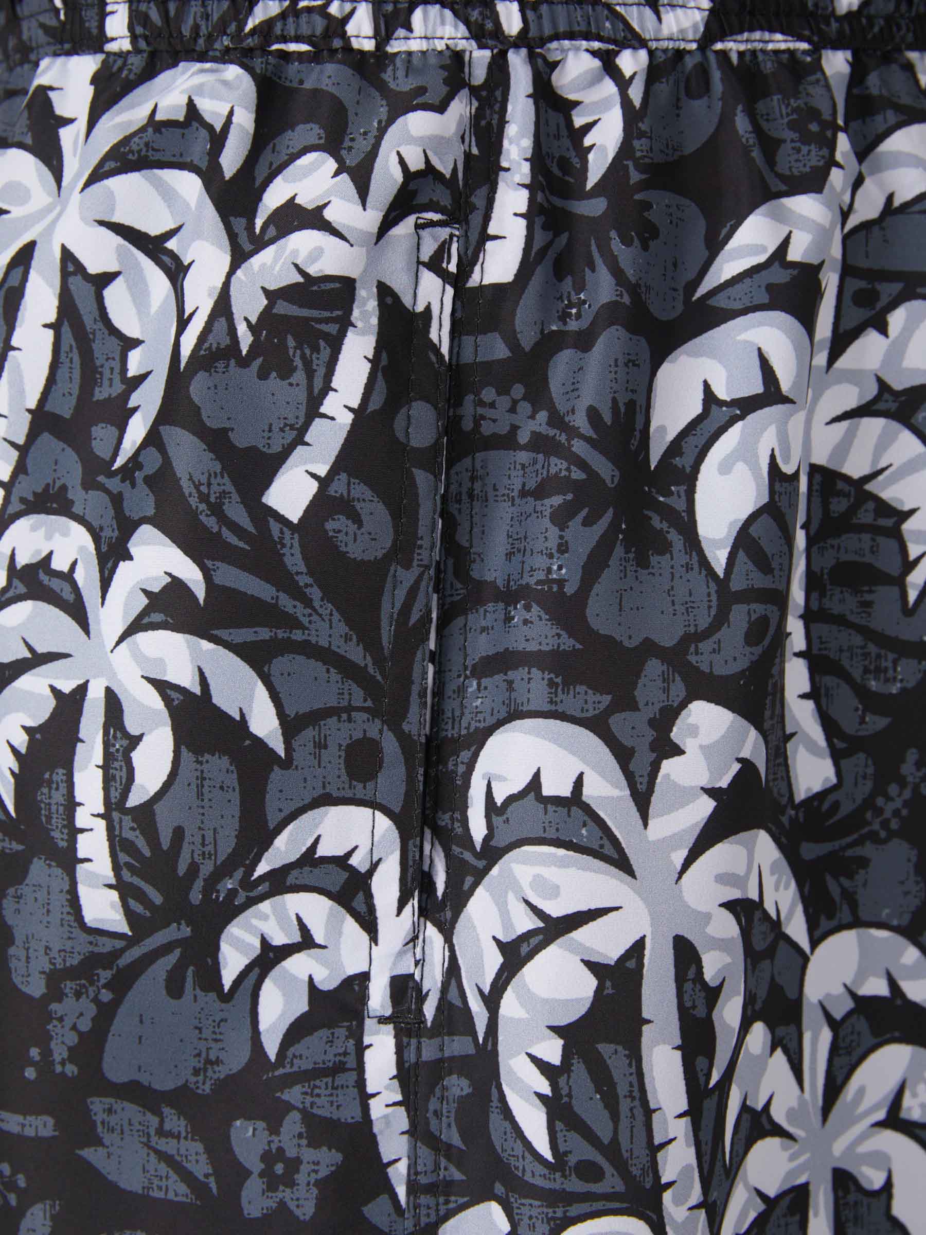 Kiton Bañador Motivo Palmeras color Negro sku 561-001225 01 - Foto 3