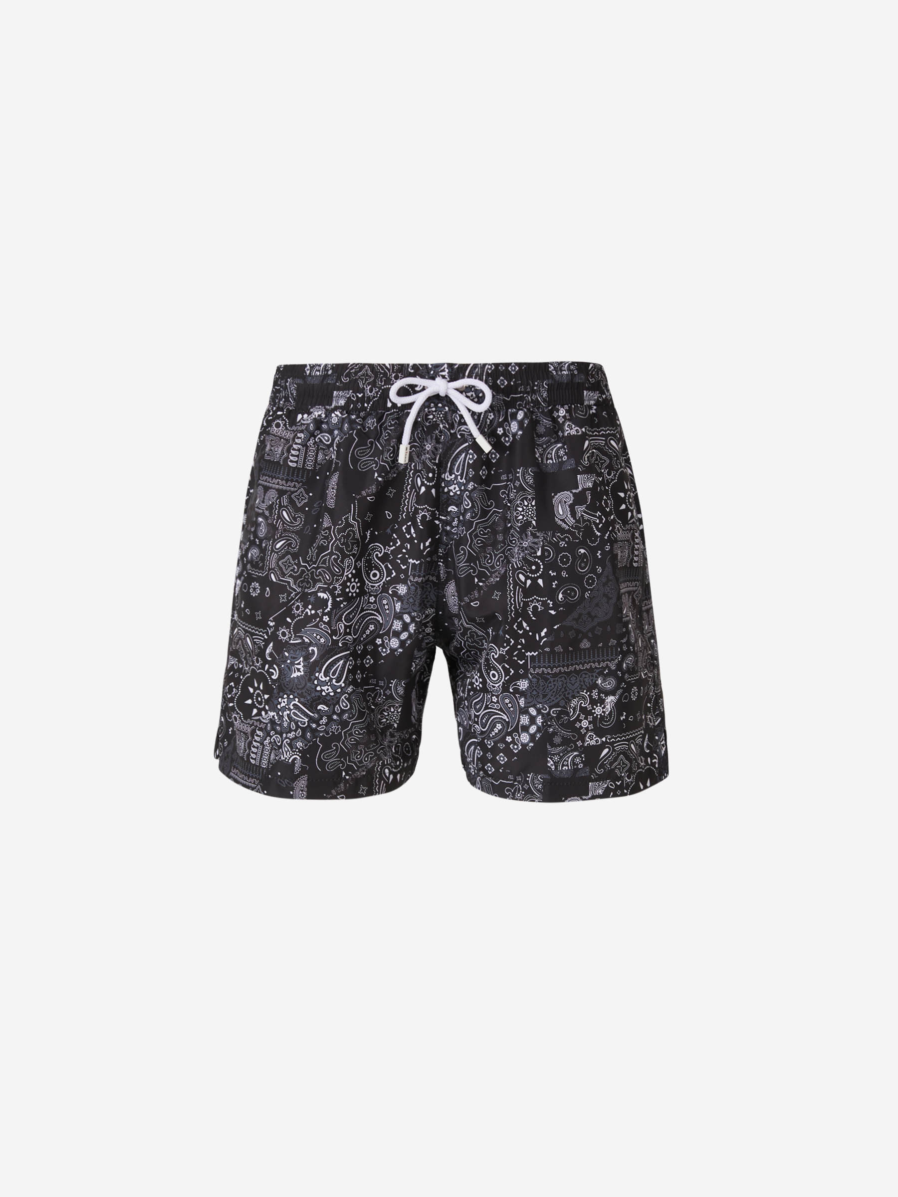 Kiton Bañador Técnico Motivo Bandana color Negro sku 561-001228 01 - Foto 1