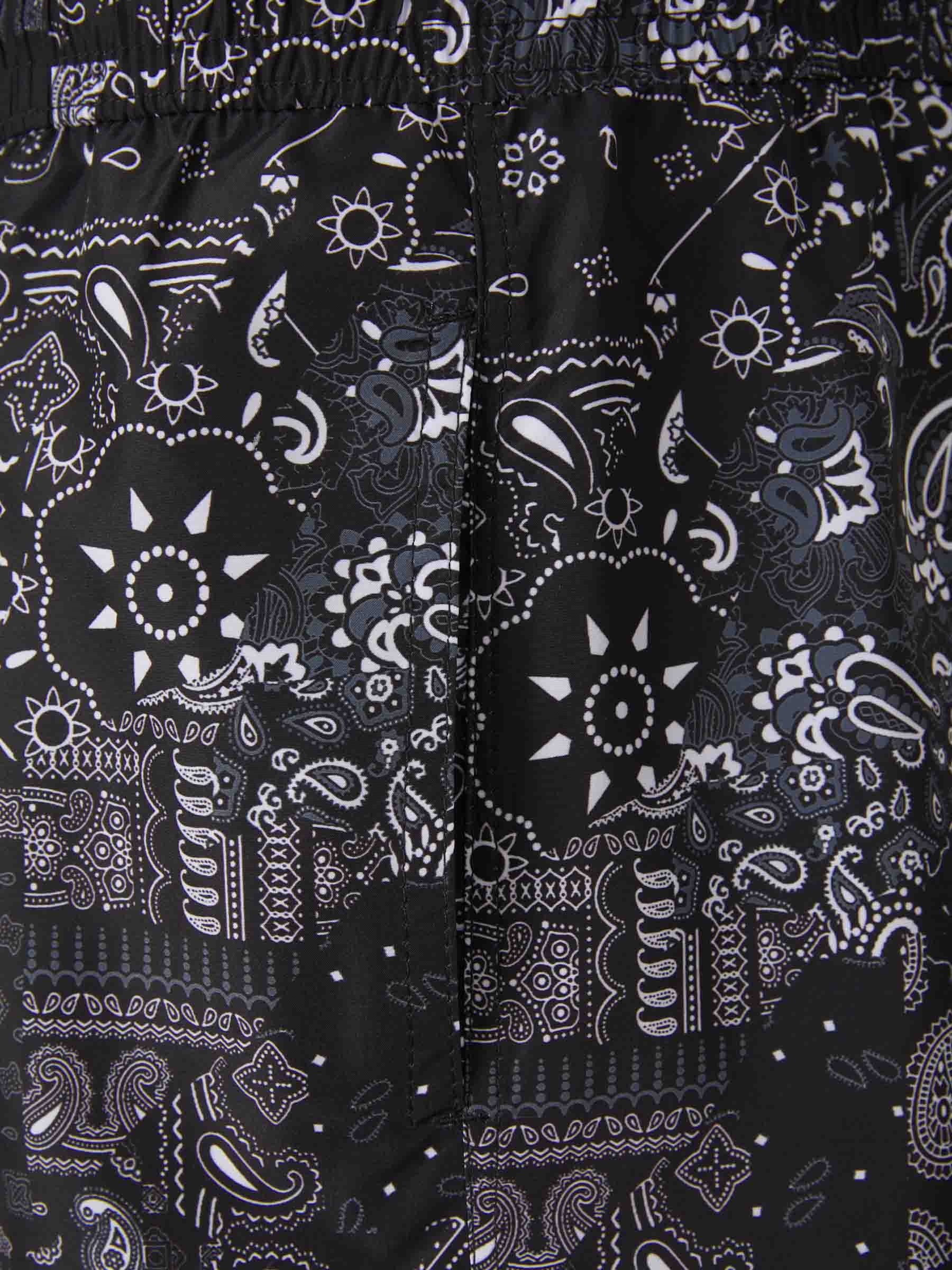 Kiton Bañador Técnico Motivo Bandana color Negro sku 561-001228 01 - Foto 4