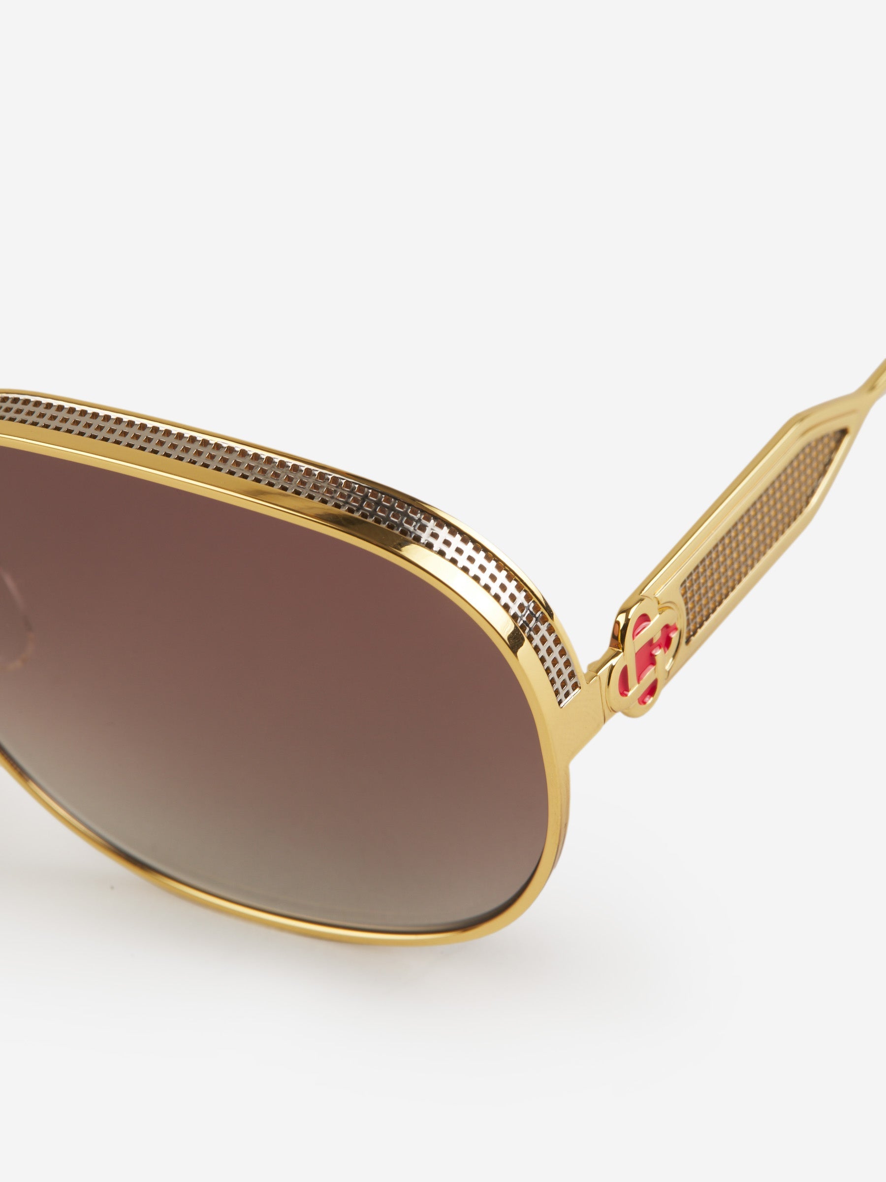 Casablanca Gafas de Sol Metálicas color Dorado sku 614-002684 01 - Foto 4