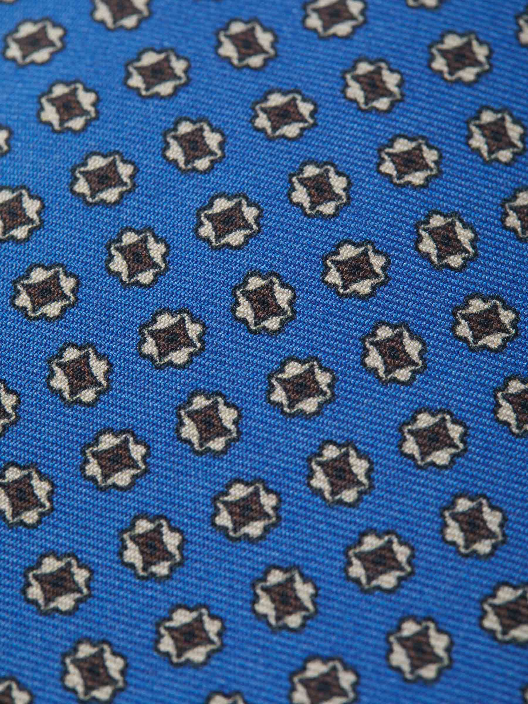 Borrelli Corbata Motivo Geométrico color Azul Noche sku 601-000834 06 - Foto 9
