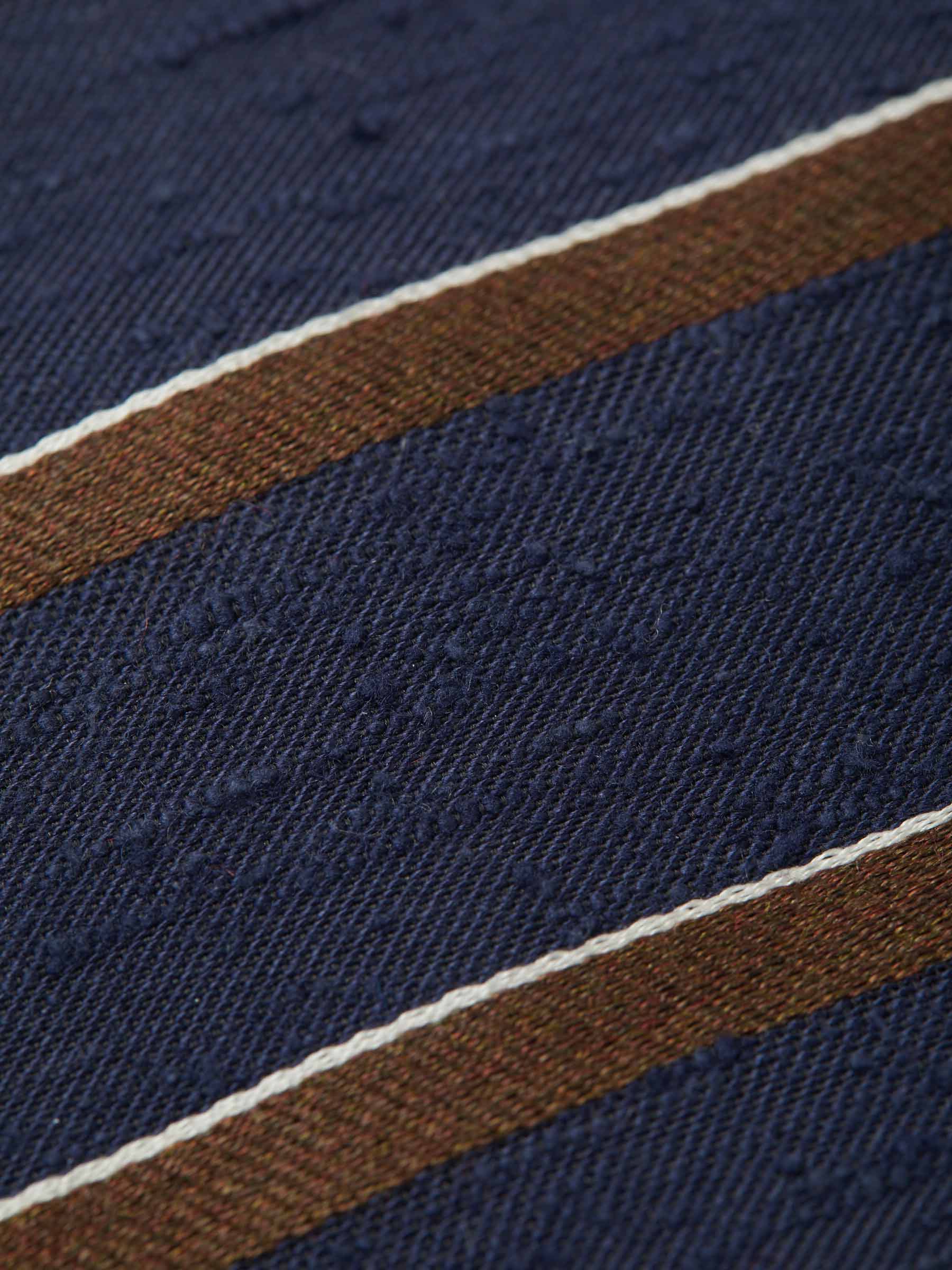 Santa Eulalia Corbata Motivo Rayas color Azul Noche sku 601-000888 03 - Foto 3