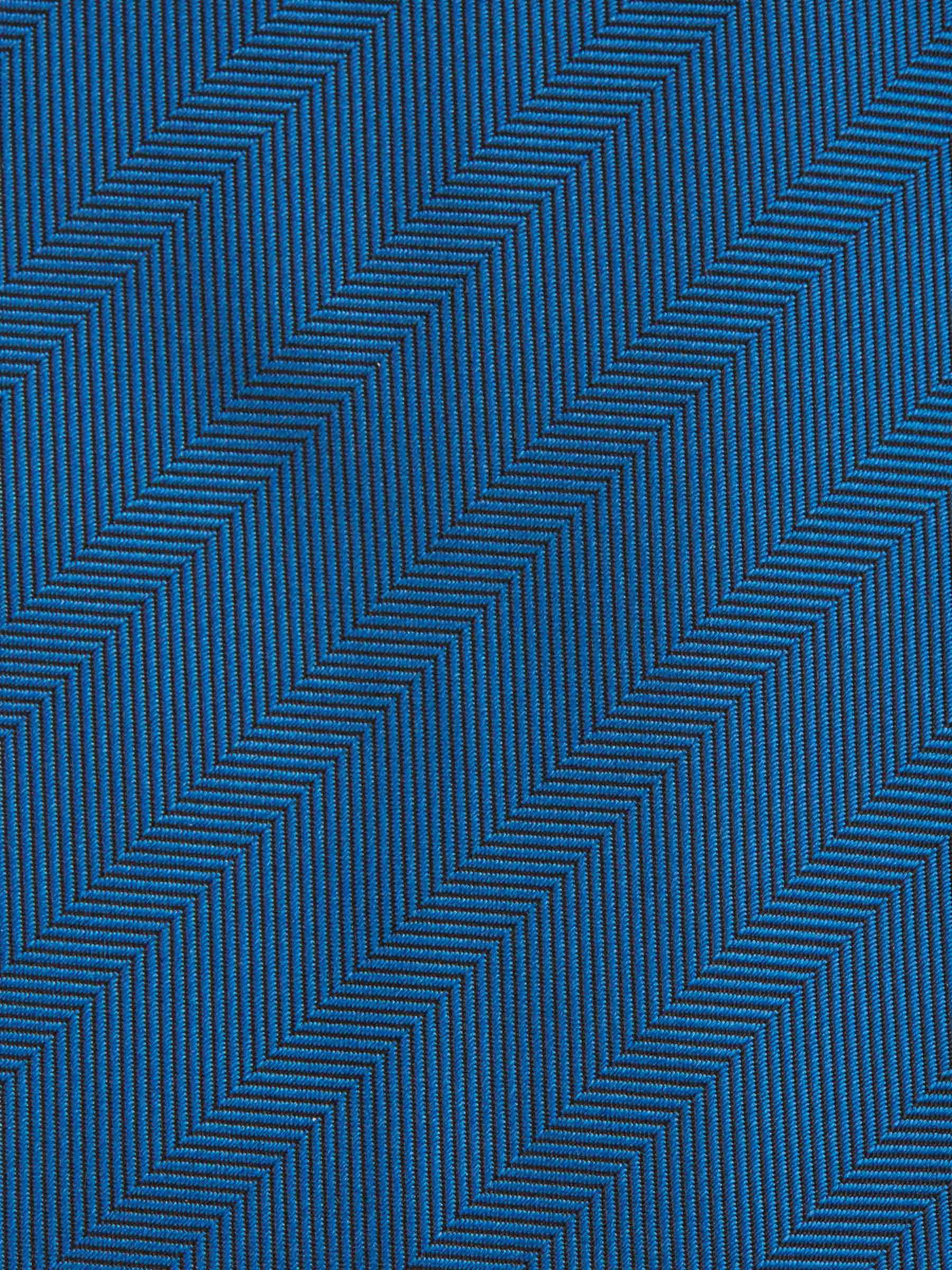 Santa Eulalia Corbata Motivo Espiga Seda color Azul Noche sku 601-001011 03 - Foto 6