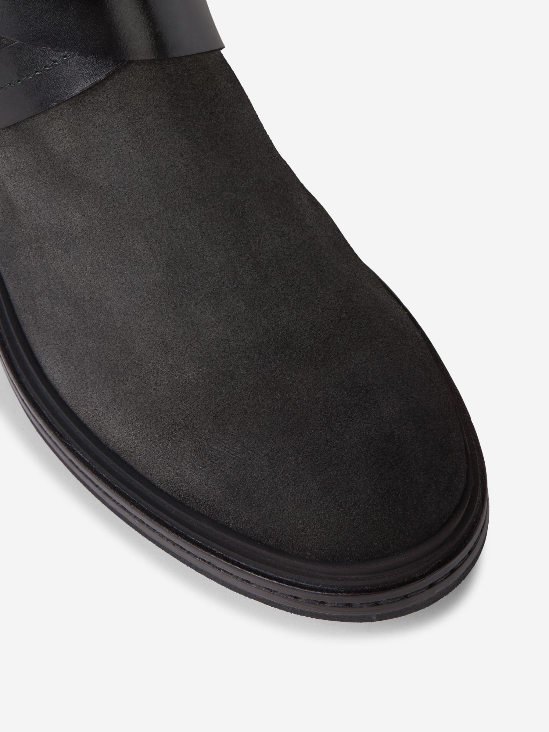 Santoni Botas Ante color Verde Militar sku 611-003754 01 - Foto 3