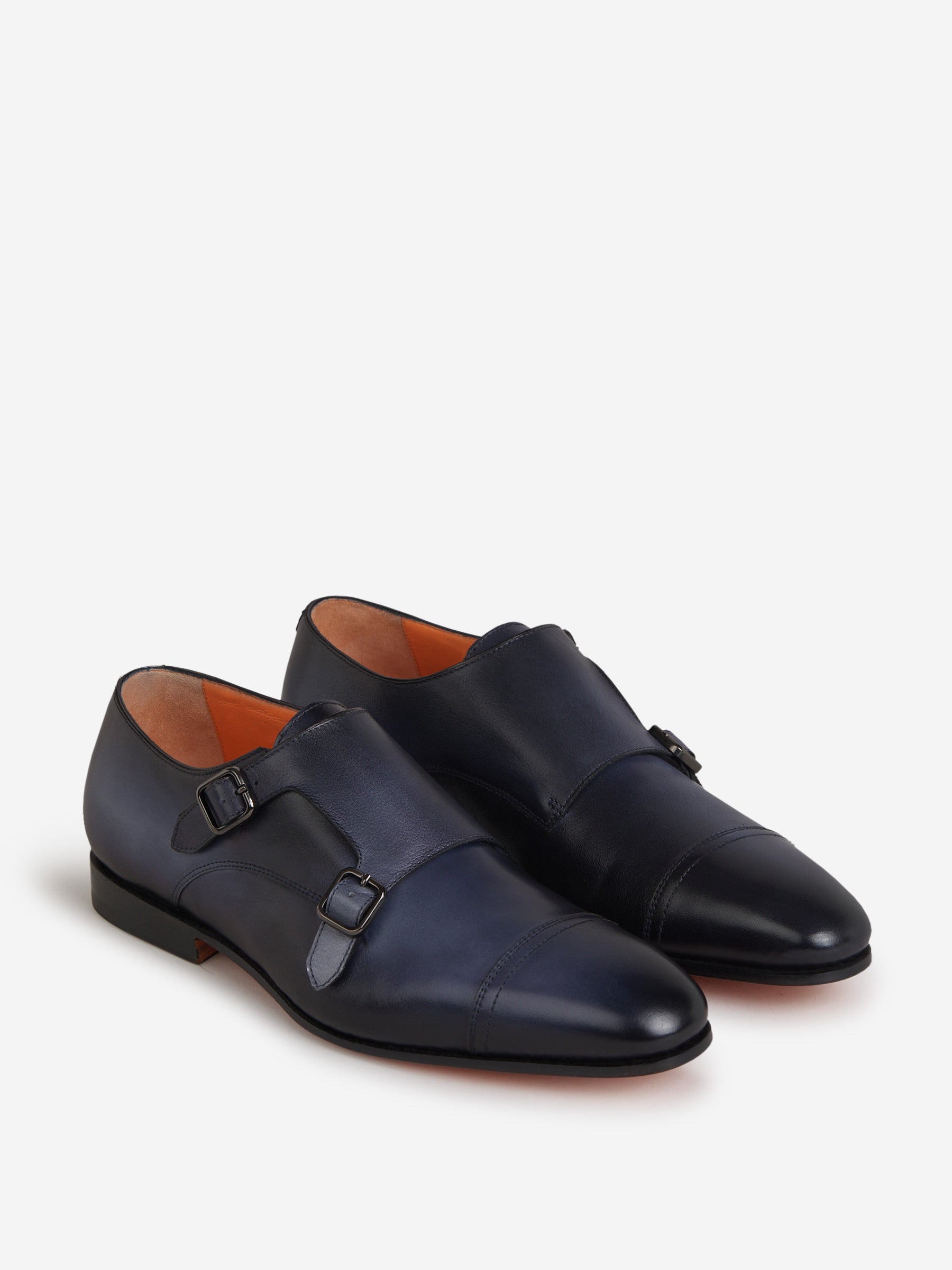 Outlet online Santoni Hombre Zapatos Monk Carter color Marrón Oscuro sku 611-003932 02 - Foto 6