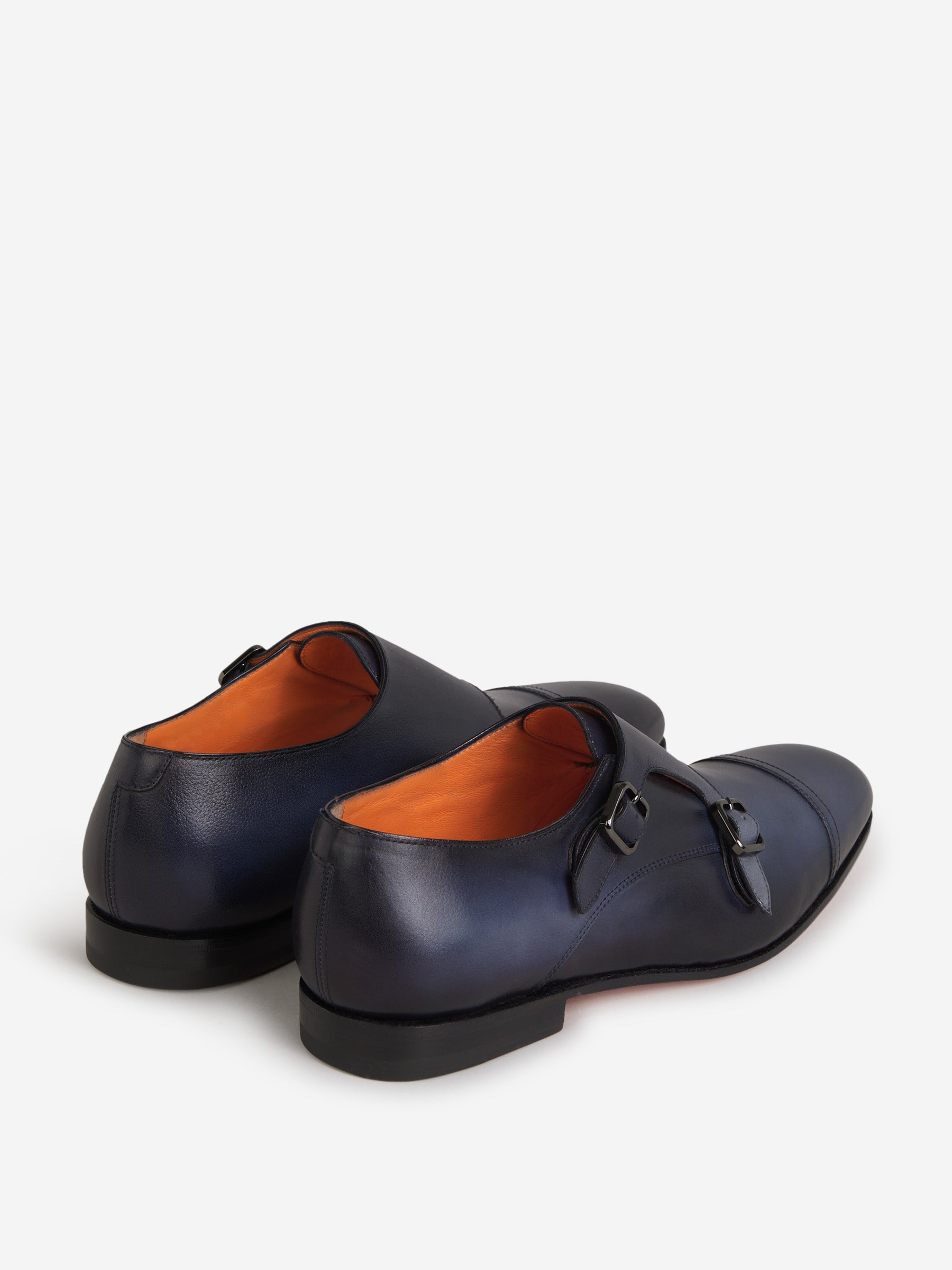 Outlet online Santoni Hombre Zapatos Monk Carter color Marrón Oscuro sku 611-003932 02 - Foto 7