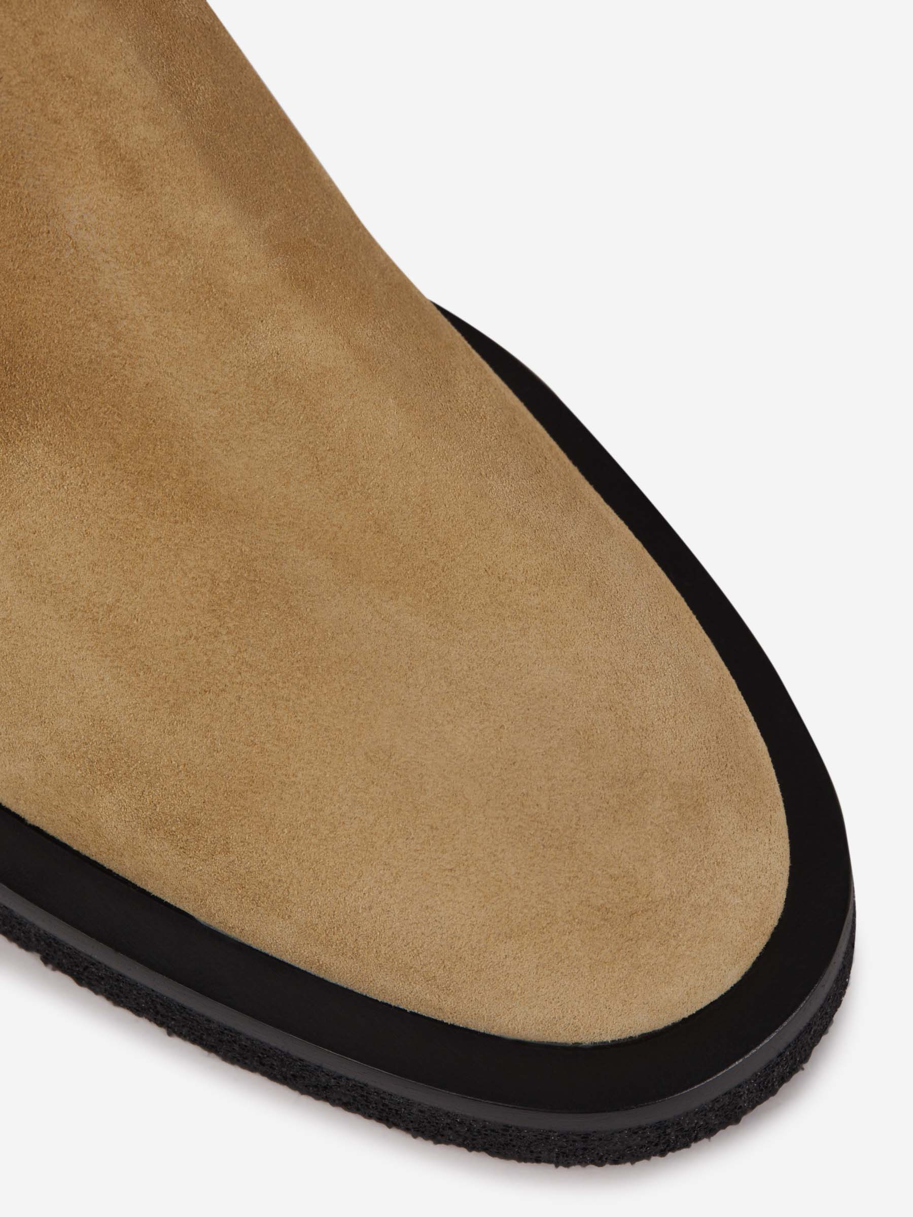 Off-White Botas Chelsea Logo color Caramelo sku 611-003981 00 - Foto 4