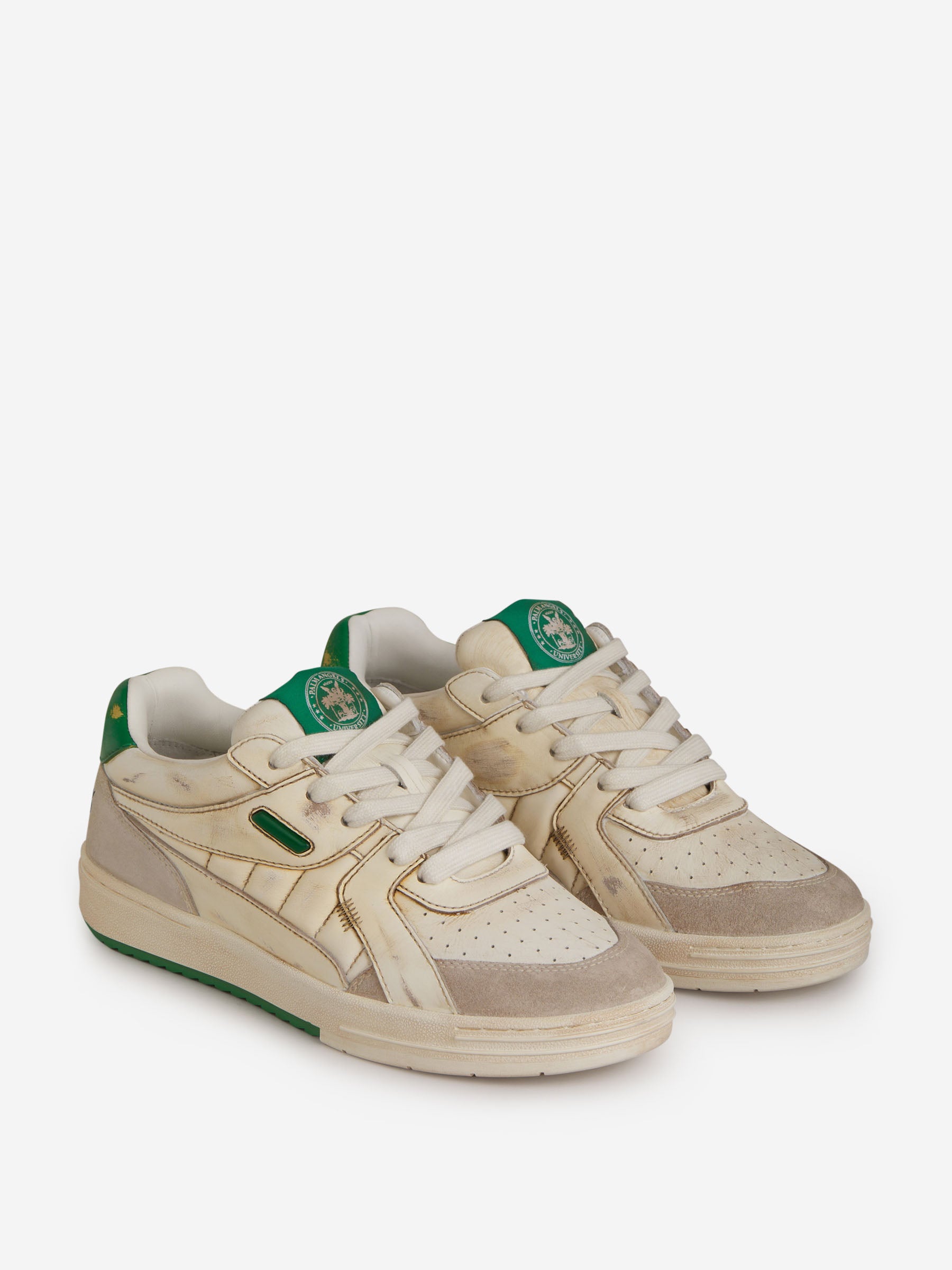 Outlet online Palm Angels Hombre Sneakers University color Beis sku 611-004064 01 - Foto 2