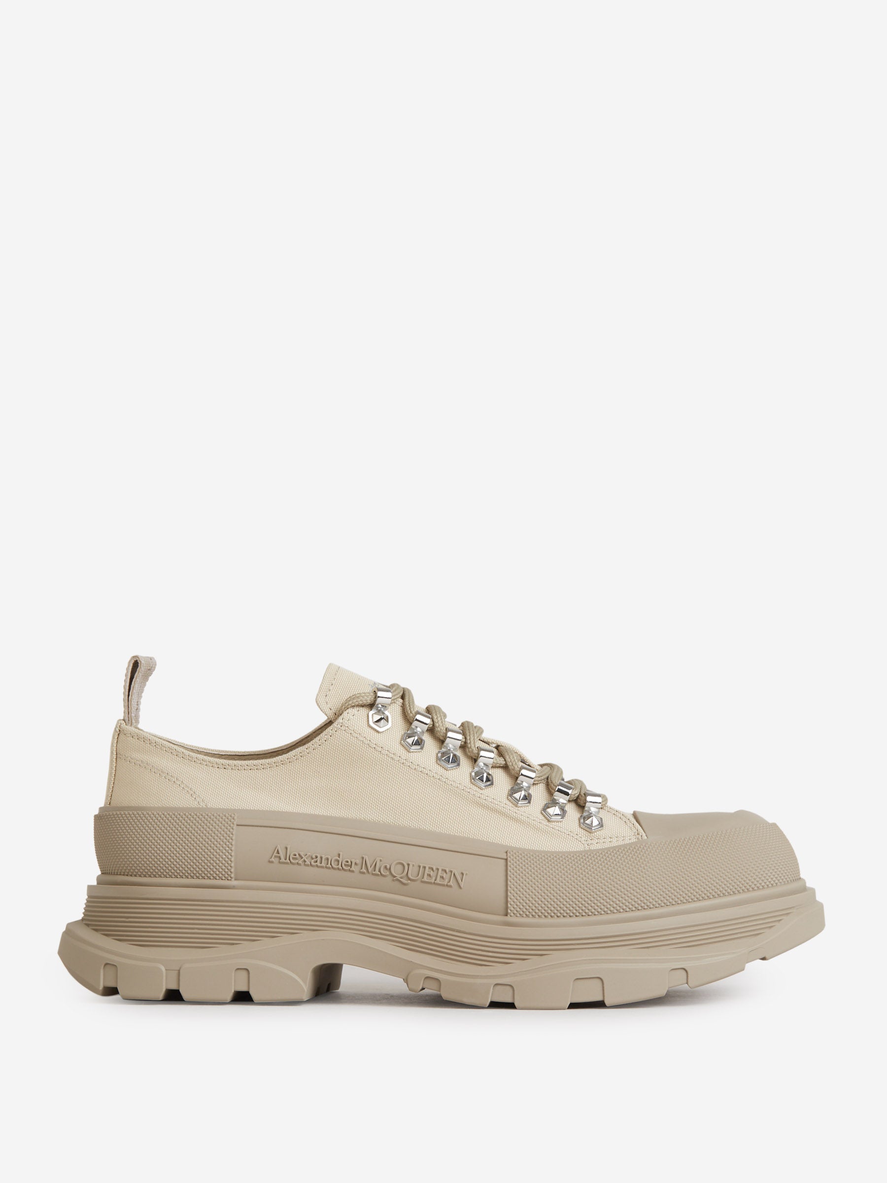 Outlet online Alexander McQueen Hombre Sneakers Tread Slick color Topo sku 611-004076 01 - Foto 1