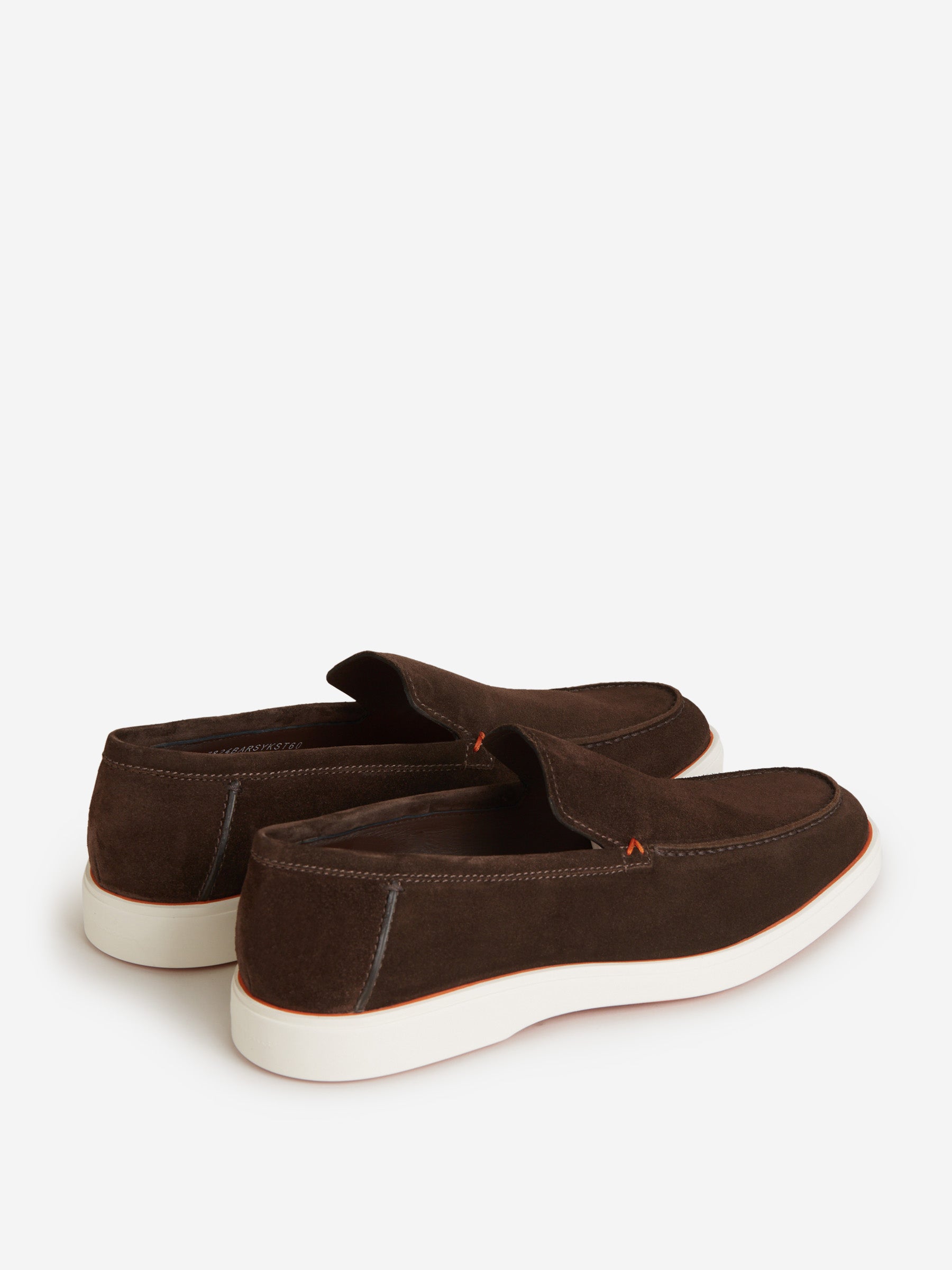 Outlet online Santoni Hombre Mocasines Ante color Marrón Oscuro sku 611-004085 01 - Foto 3