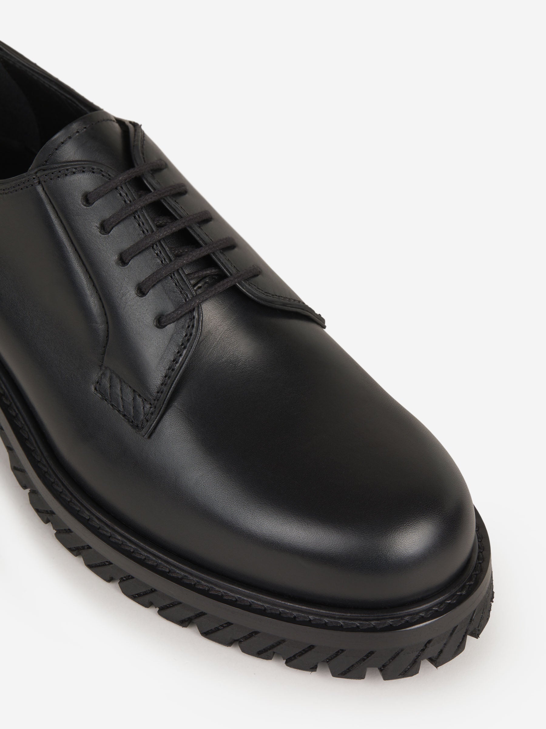 Outlet online Off-White Hombre Zapatos Sponge Derby color Negro sku 611-004240 01 - Foto 5