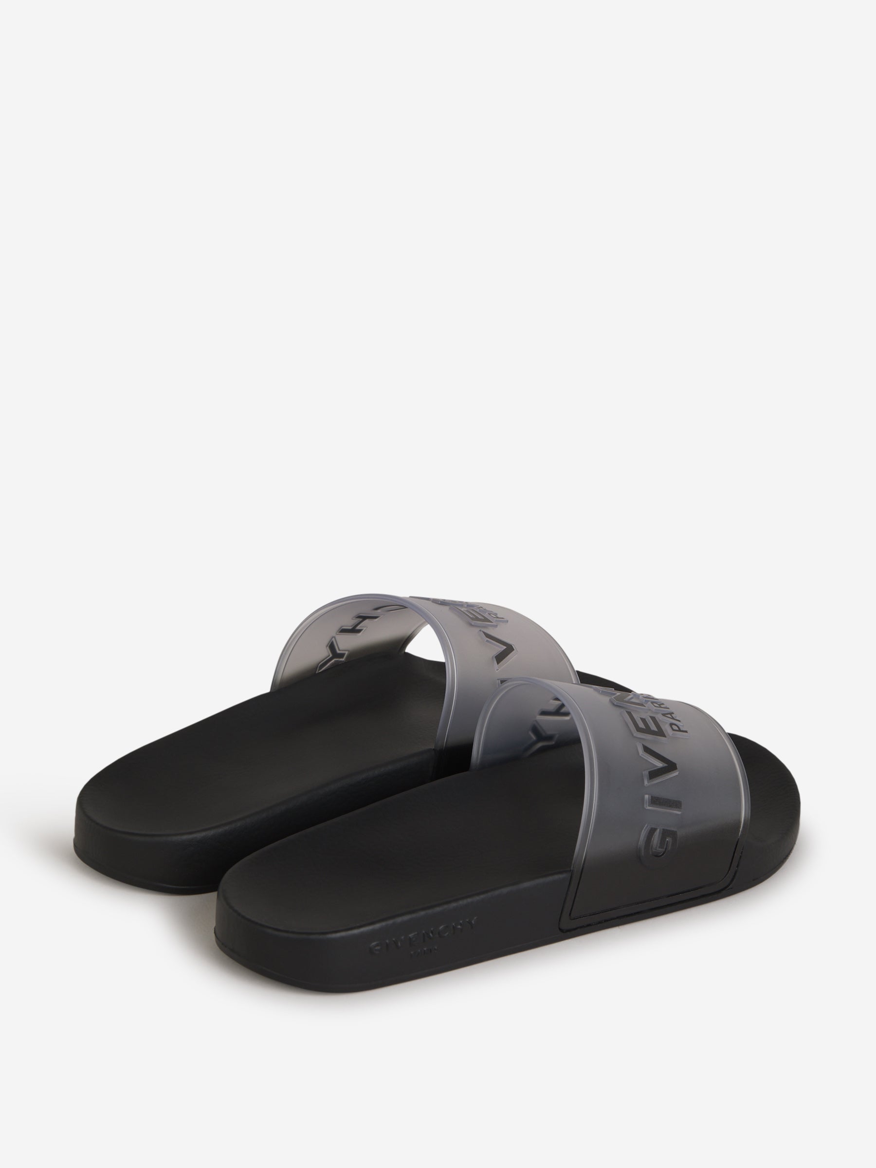 Givenchy Sandalias Paris Logo color Negro sku 613-000357 01 - Foto 3