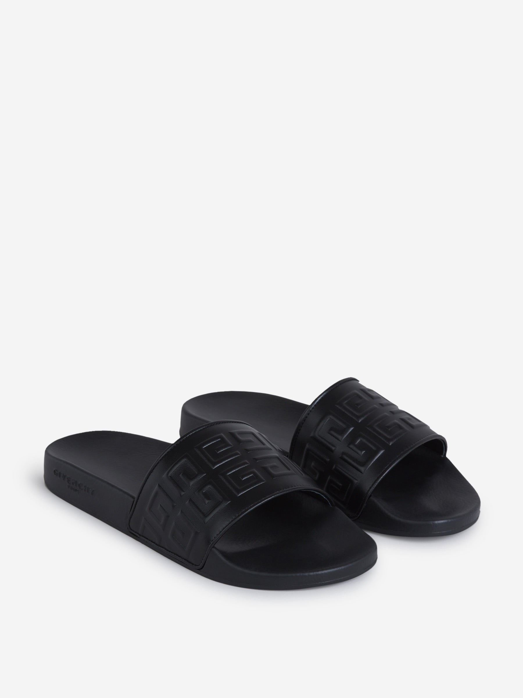 Outlet online Givenchy Hombre Sandalias Logo 4G Piel color Negro sku 613-000359 01 - Foto 2