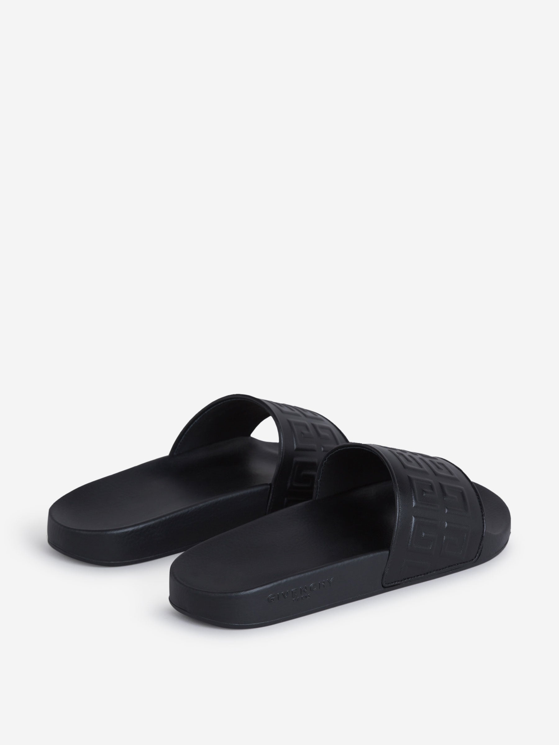 Outlet online Givenchy Hombre Sandalias Logo 4G Piel color Negro sku 613-000359 01 - Foto 3