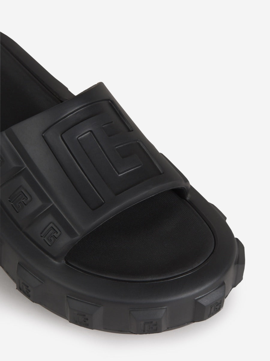 Outlet online Balmain Hombre Sandalias Monograma Ari color Negro sku 613-000400 00 - Foto 5