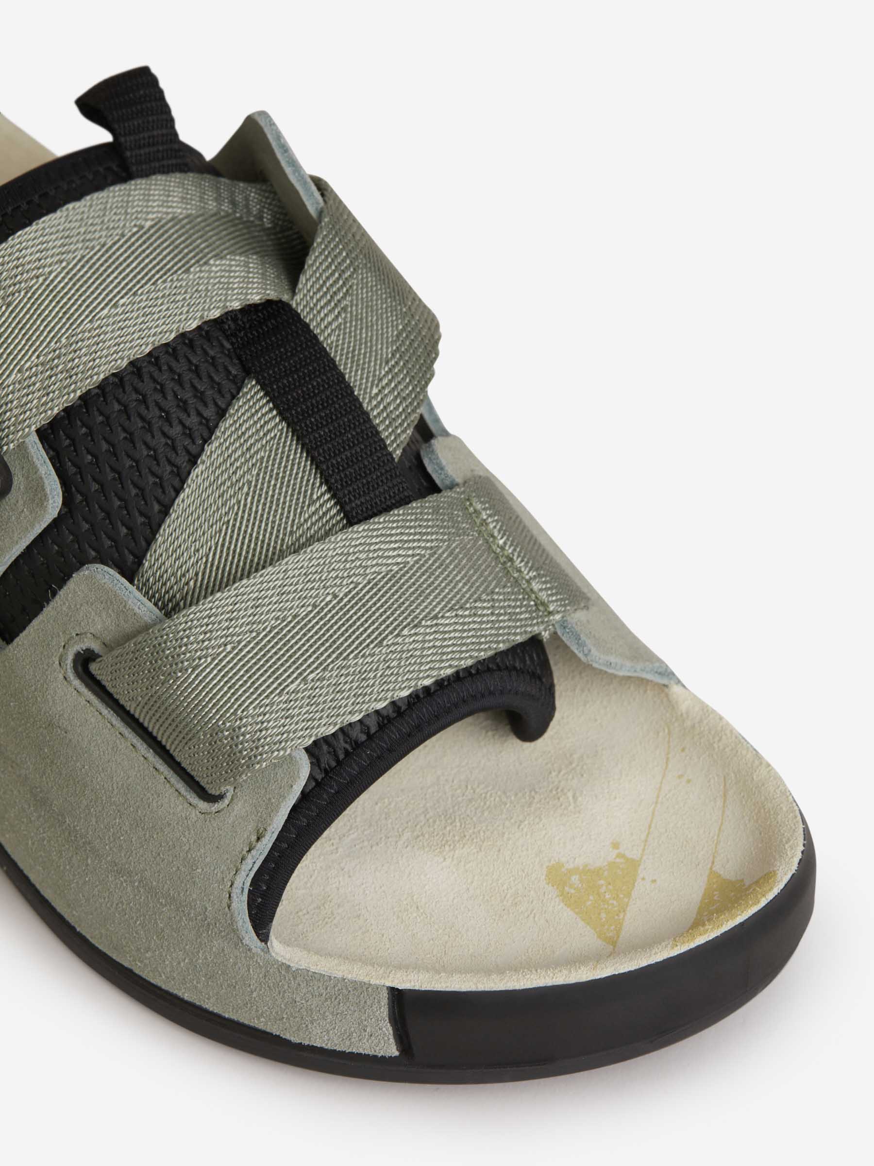 Outlet online Stone Island Shadow Project Hombre Sandalias Cierre Cruzado color Verde Militar sku 613-000415 01 - Foto 4