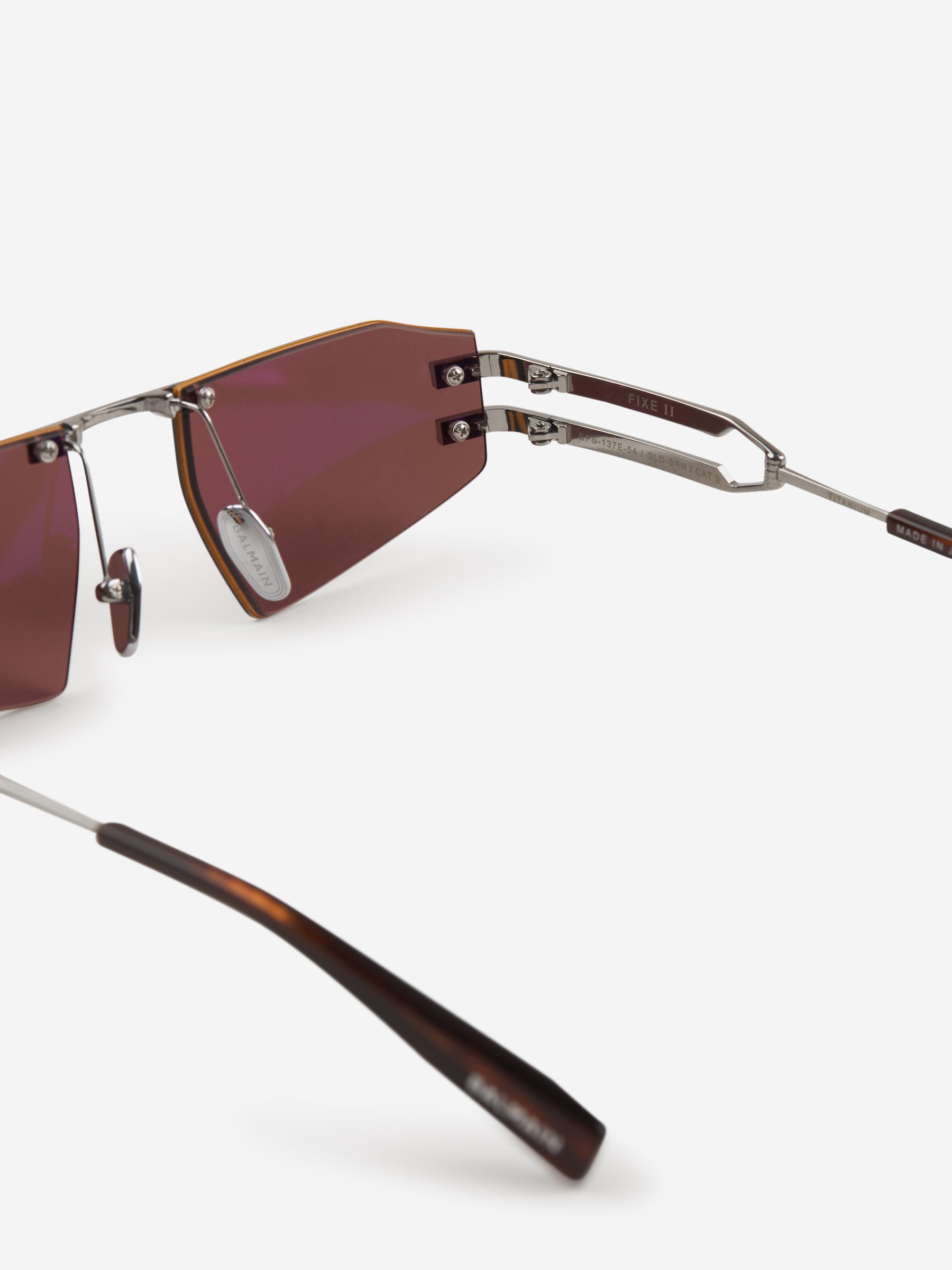 Balmain Gafas De Sol Fixe II color Plateado sku 614-002011 01 - Foto 3