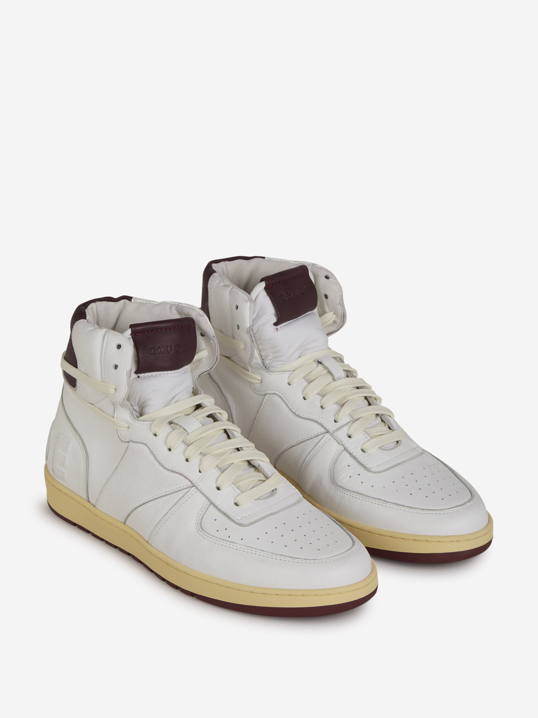 Outlet online Rhude Hombre Sneakers Rhecess-Sky Piel color Blanco sku 616-001840 01 - Foto 2