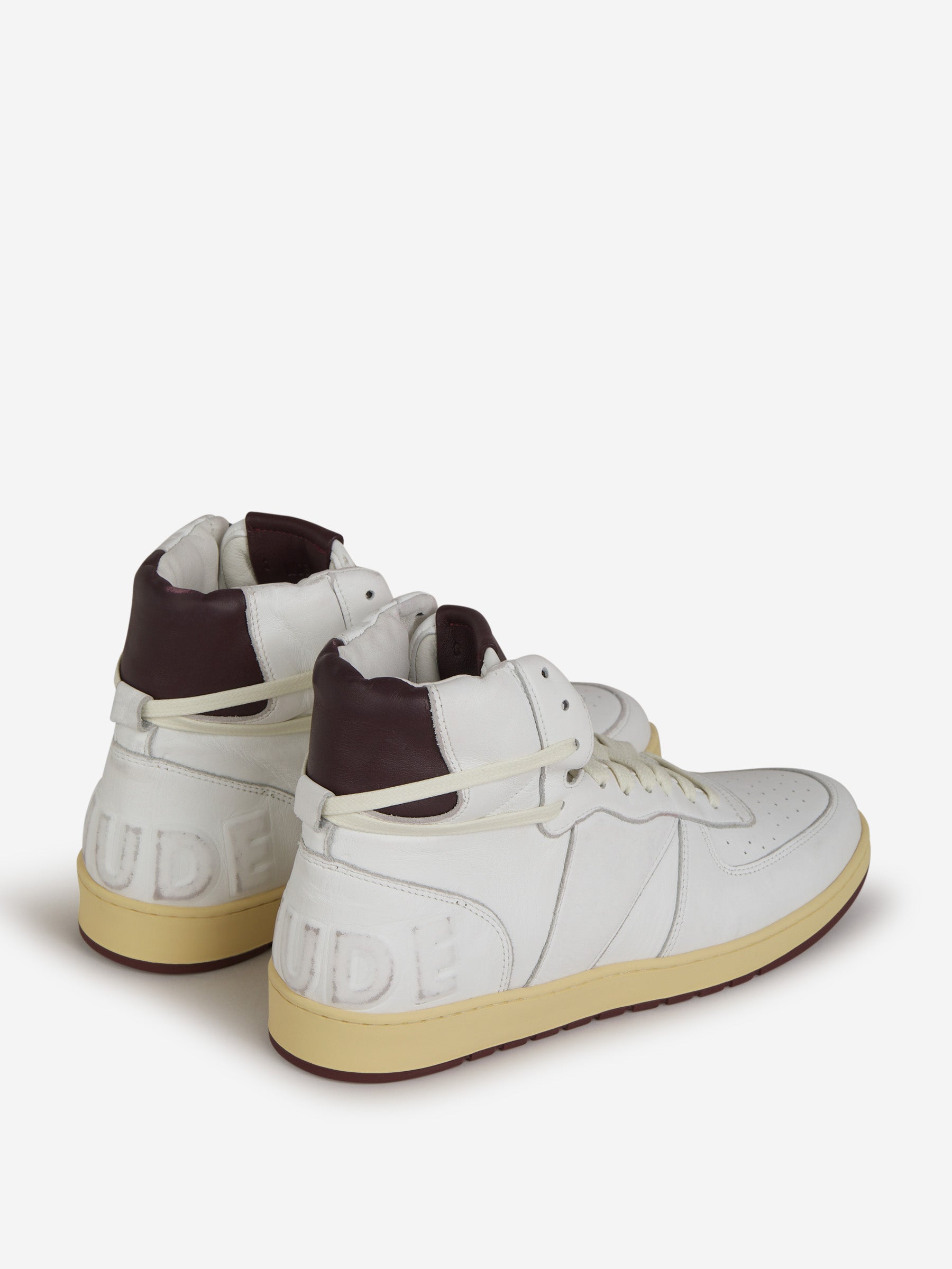 Outlet online Rhude Hombre Sneakers Rhecess-Sky Piel color Blanco sku 616-001840 01 - Foto 3