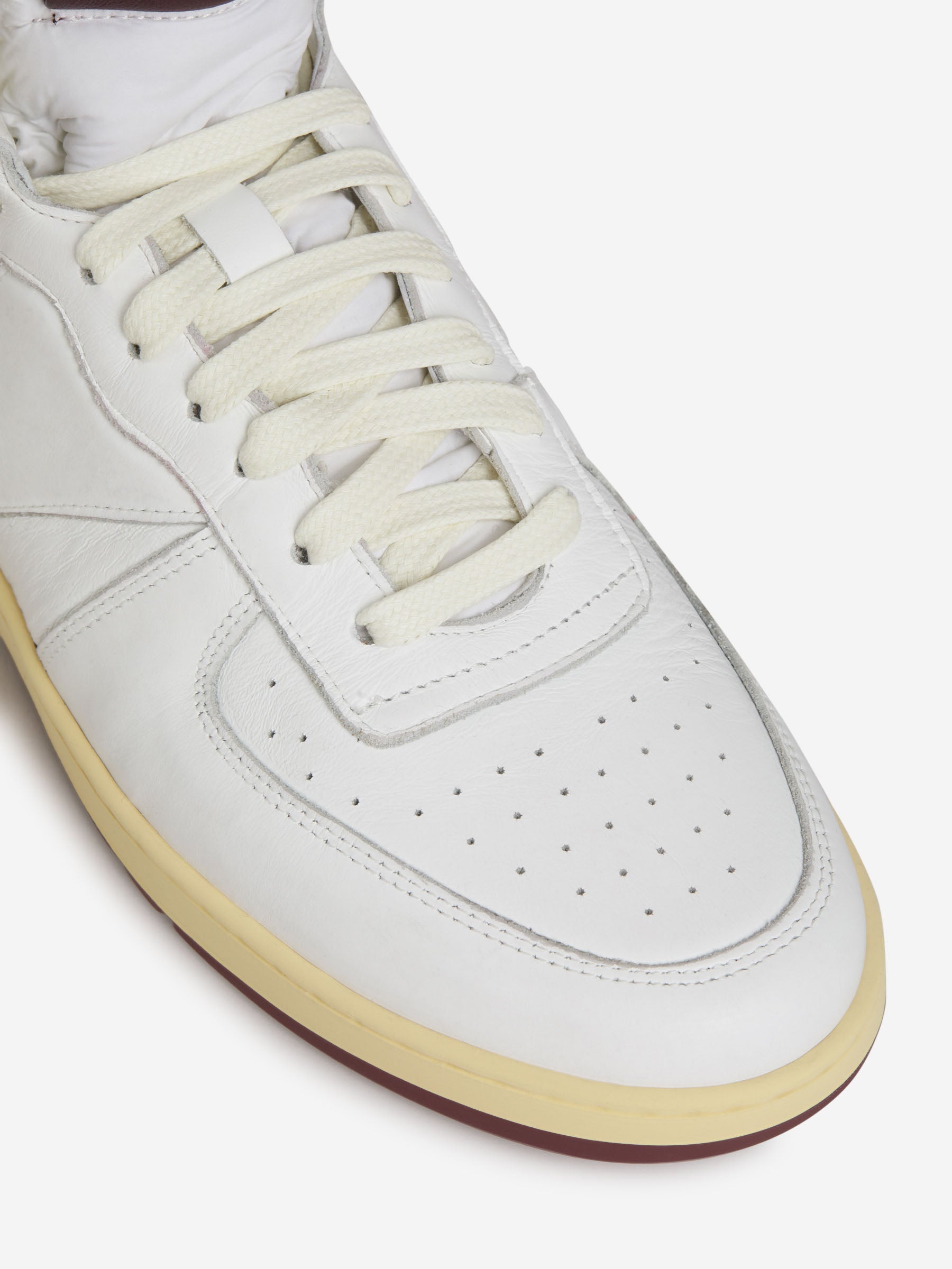 Outlet online Rhude Hombre Sneakers Rhecess-Sky Piel color Blanco sku 616-001840 01 - Foto 4