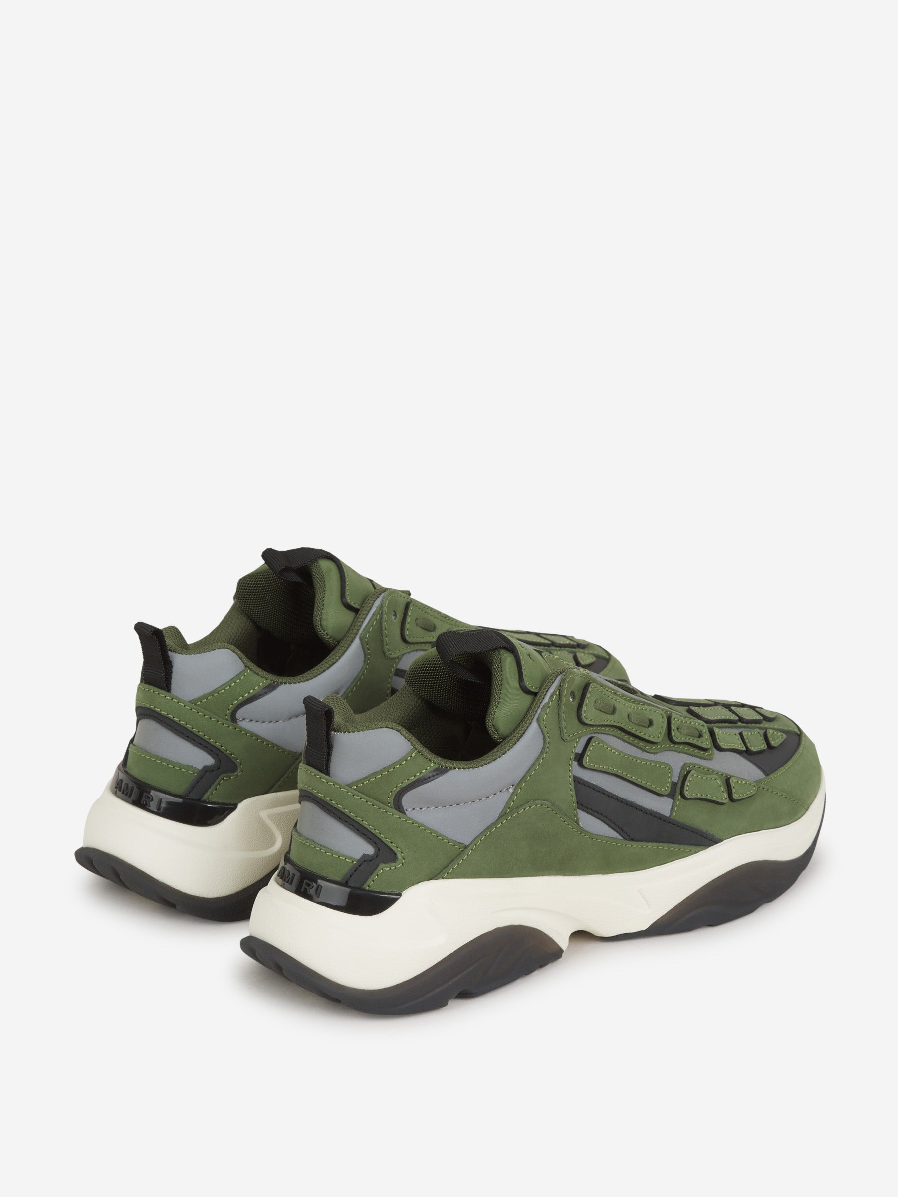Outlet online Amiri Hombre Sneakers Bone Runner color Verde Militar sku 616-001982 01 - Foto 3