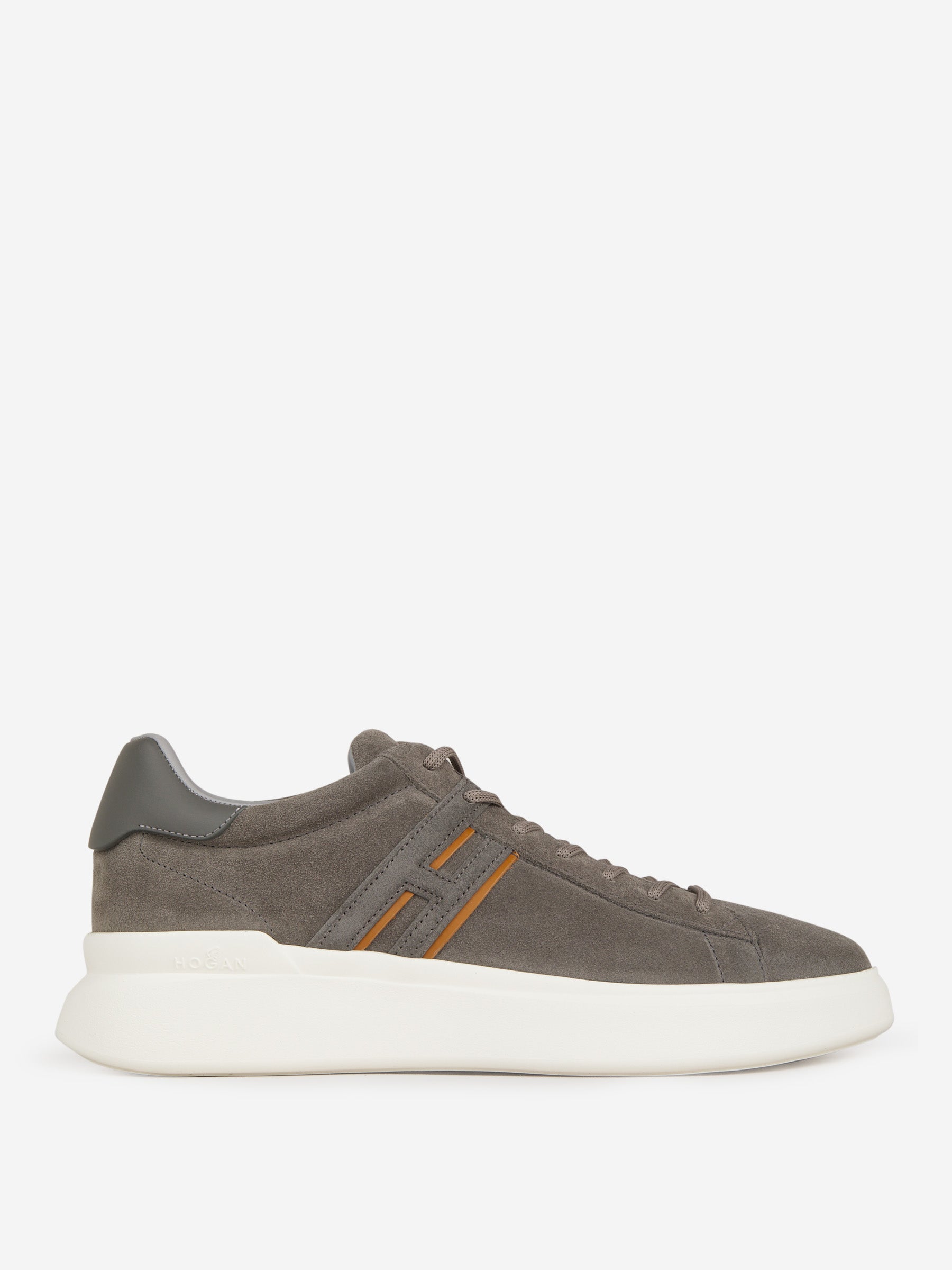 Outlet online Hogan Hombre Sneakers H580 Piel color Gris Piedra sku 616-002026 01 - Foto 1