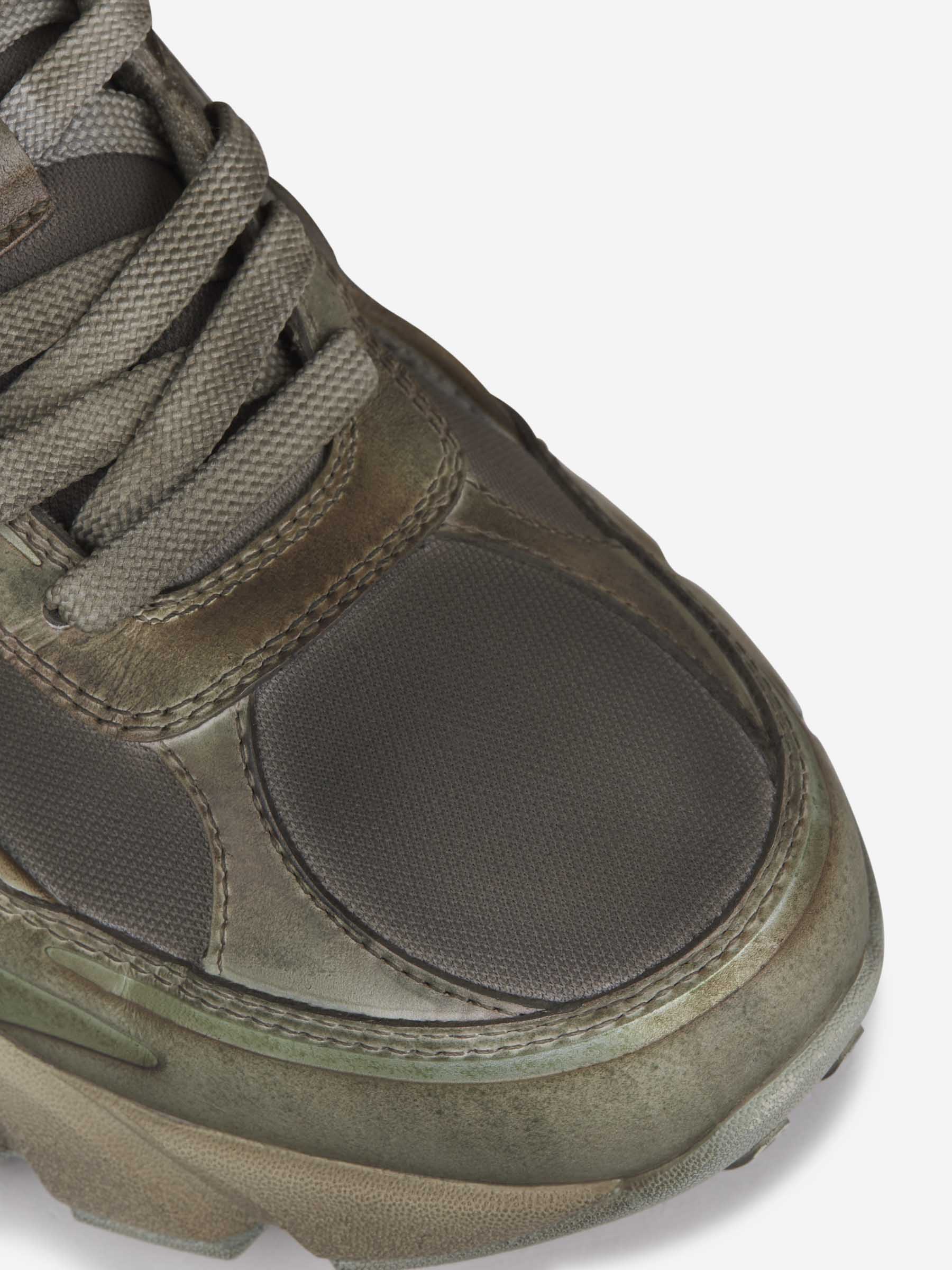 Heron Preston Sneakers Block Stepper color Verde Militar sku 616-002048 01 - Foto 4