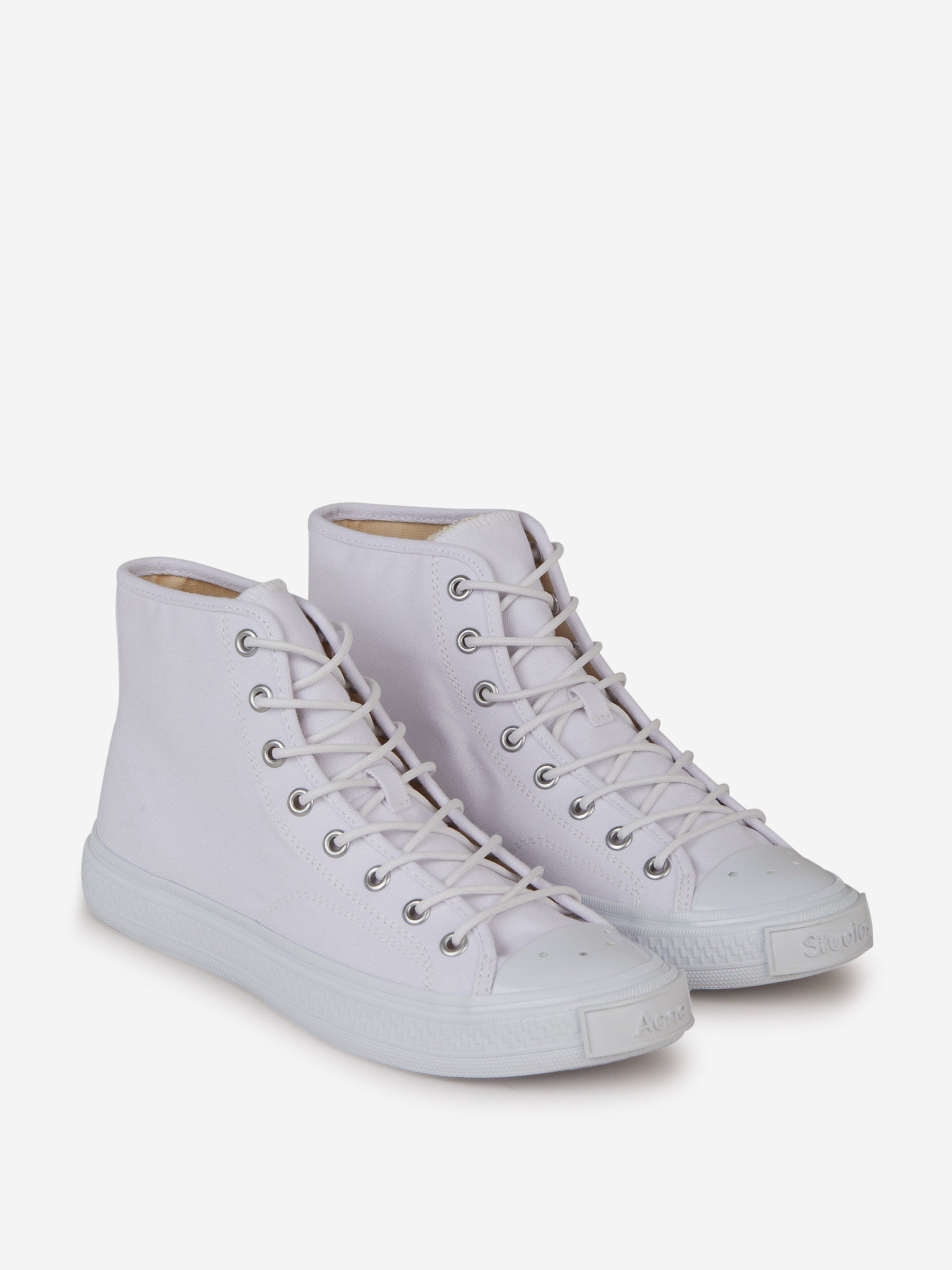 Acne Studios Sneakers Lona Logo color Blanco sku 616-002050 01 - Foto 2
