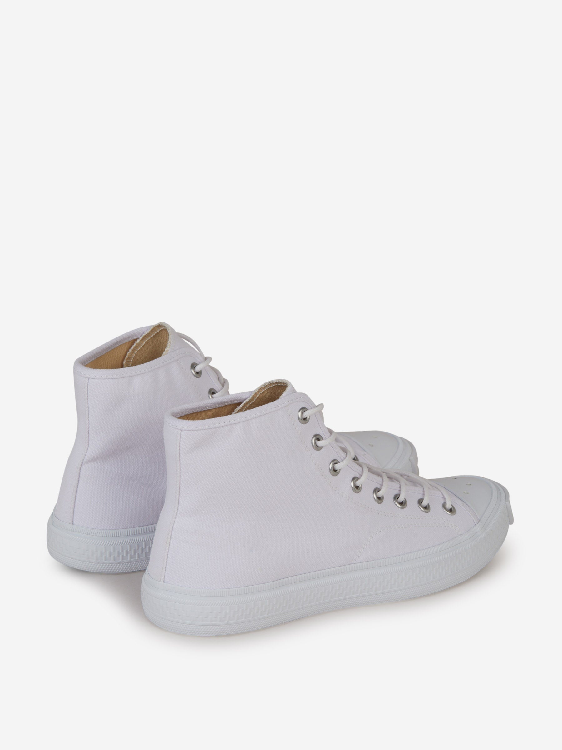 Acne Studios Sneakers Lona Logo color Blanco sku 616-002050 01 - Foto 4