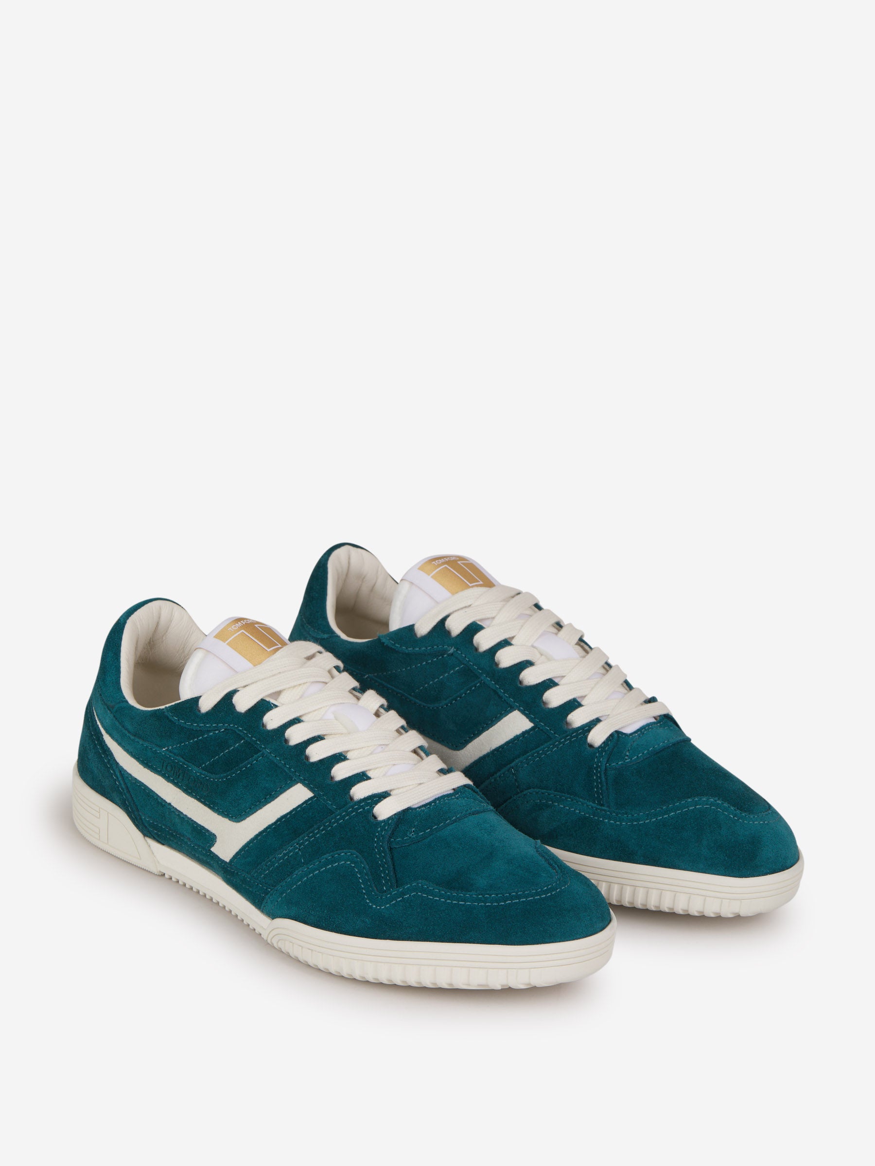 Outlet online Tom Ford Hombre Sneakers Jackson Ante color Turquesa sku 616-002052 01 - Foto 2
