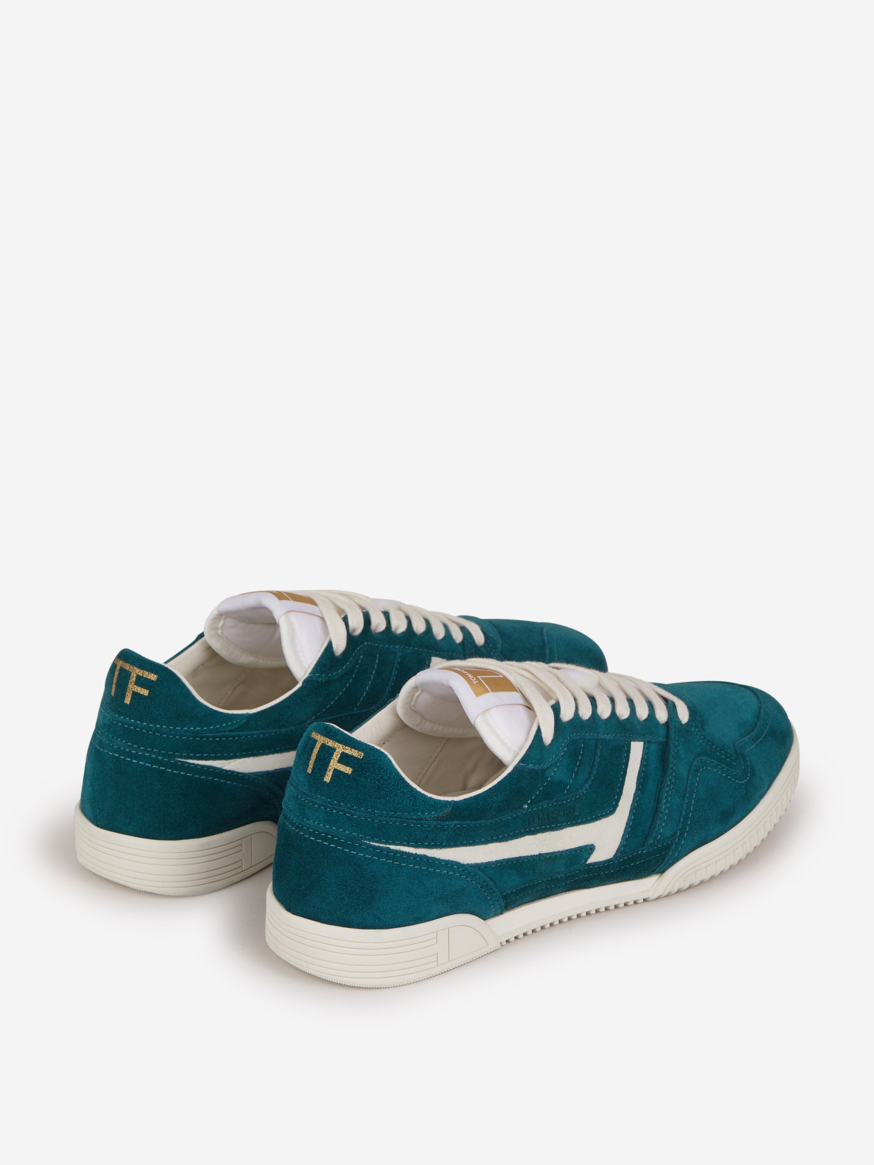 Outlet online Tom Ford Hombre Sneakers Jackson Ante color Turquesa sku 616-002052 01 - Foto 3