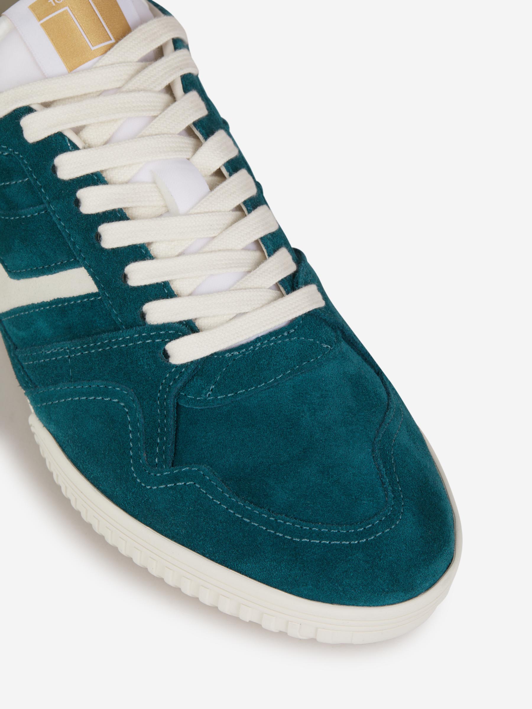 Outlet online Tom Ford Hombre Sneakers Jackson Ante color Turquesa sku 616-002052 01 - Foto 4