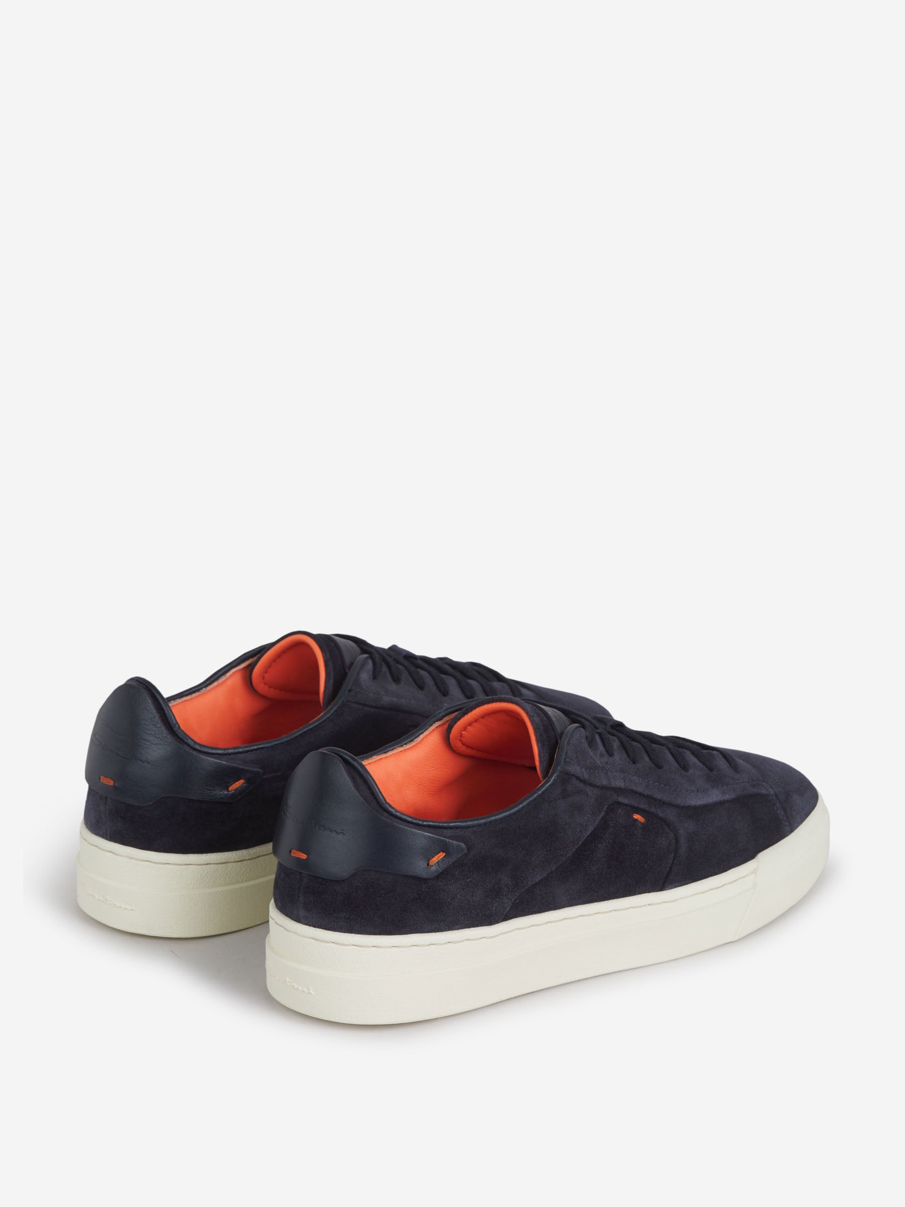 Outlet online Santoni Hombre Sneakers Ante Logo color Azul Marino sku 616-002091 01 - Foto 3